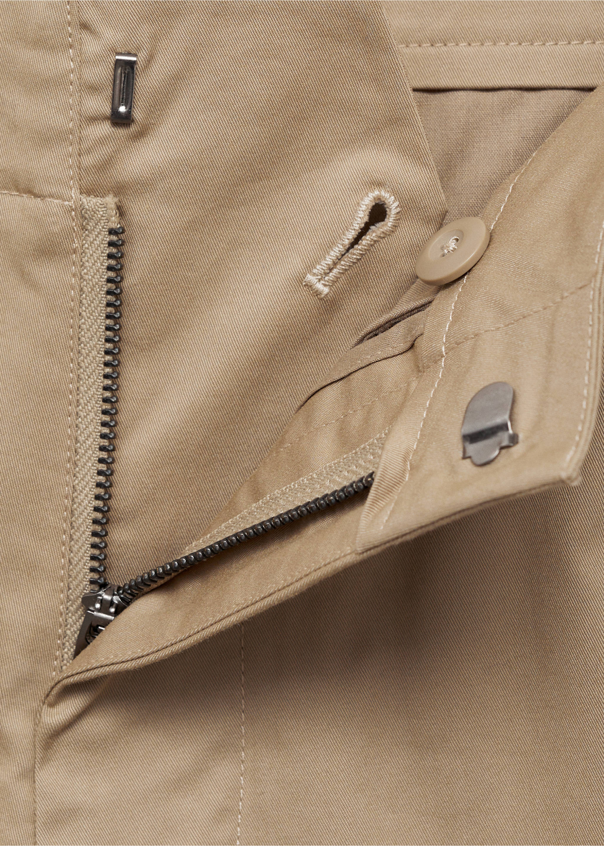 Relaxed-fit cargo trousers - Details of the article 0, Medium Brown. Ref: 87074396-00.
