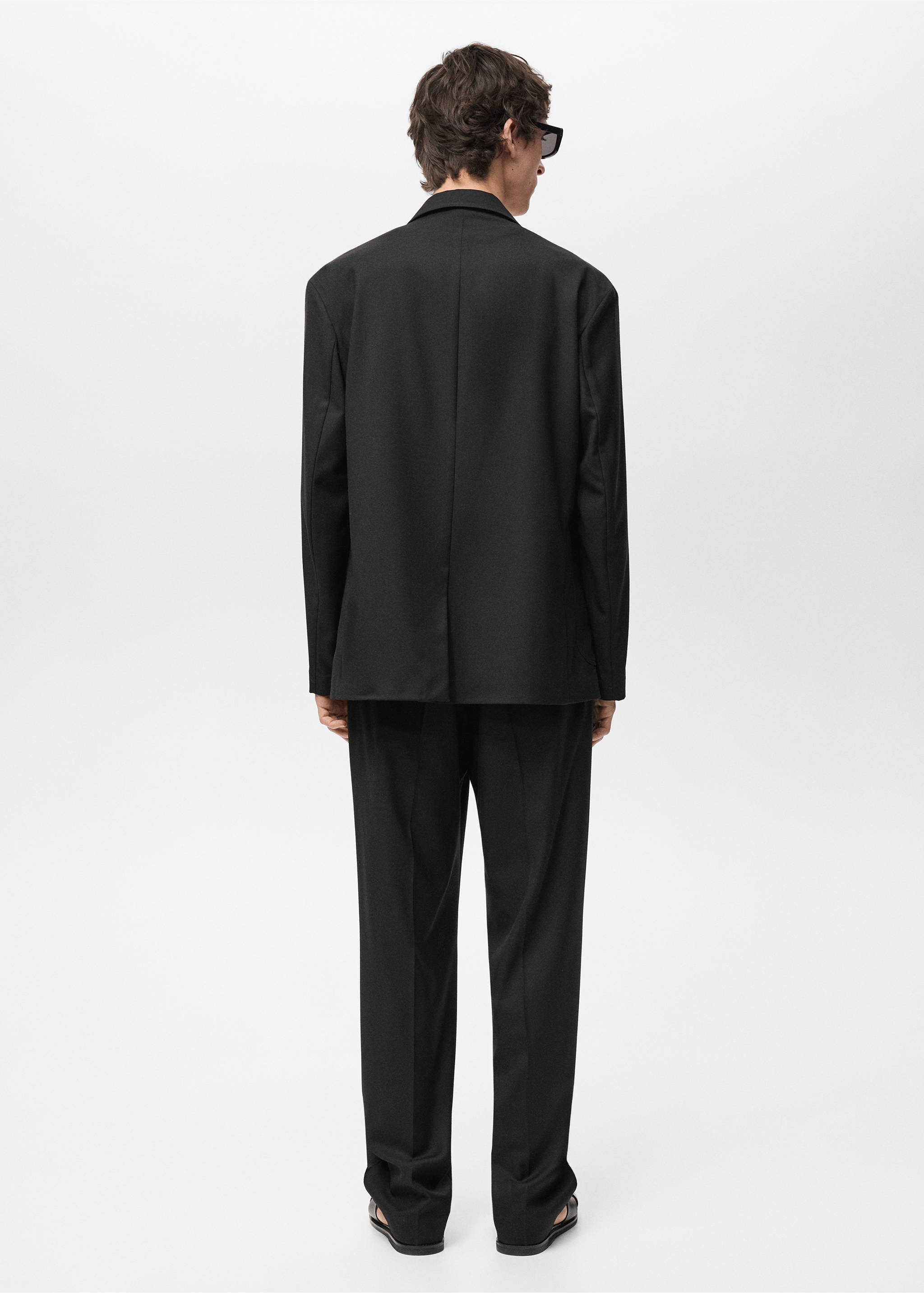 Giacca completo relaxed-fit - Retro dell'articolo, Nero. Ref: 87074399-00.