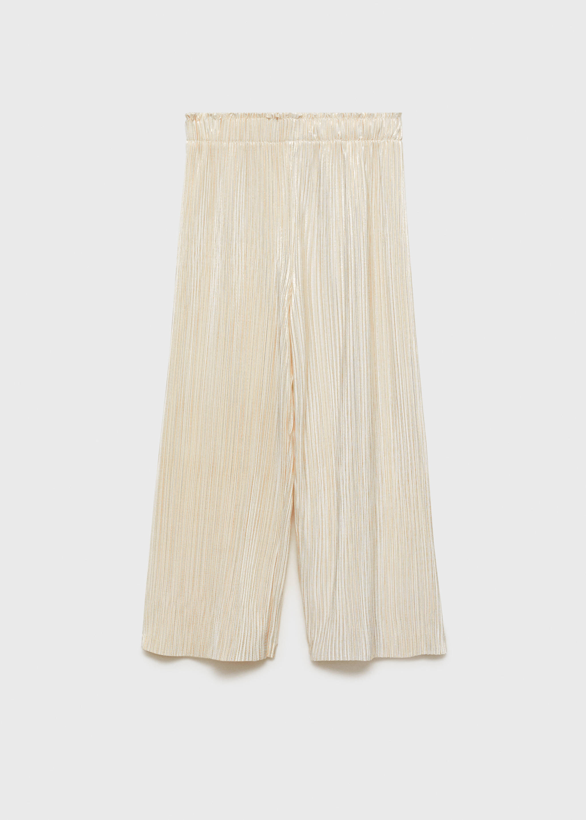 Pleated straight pants - Article without model