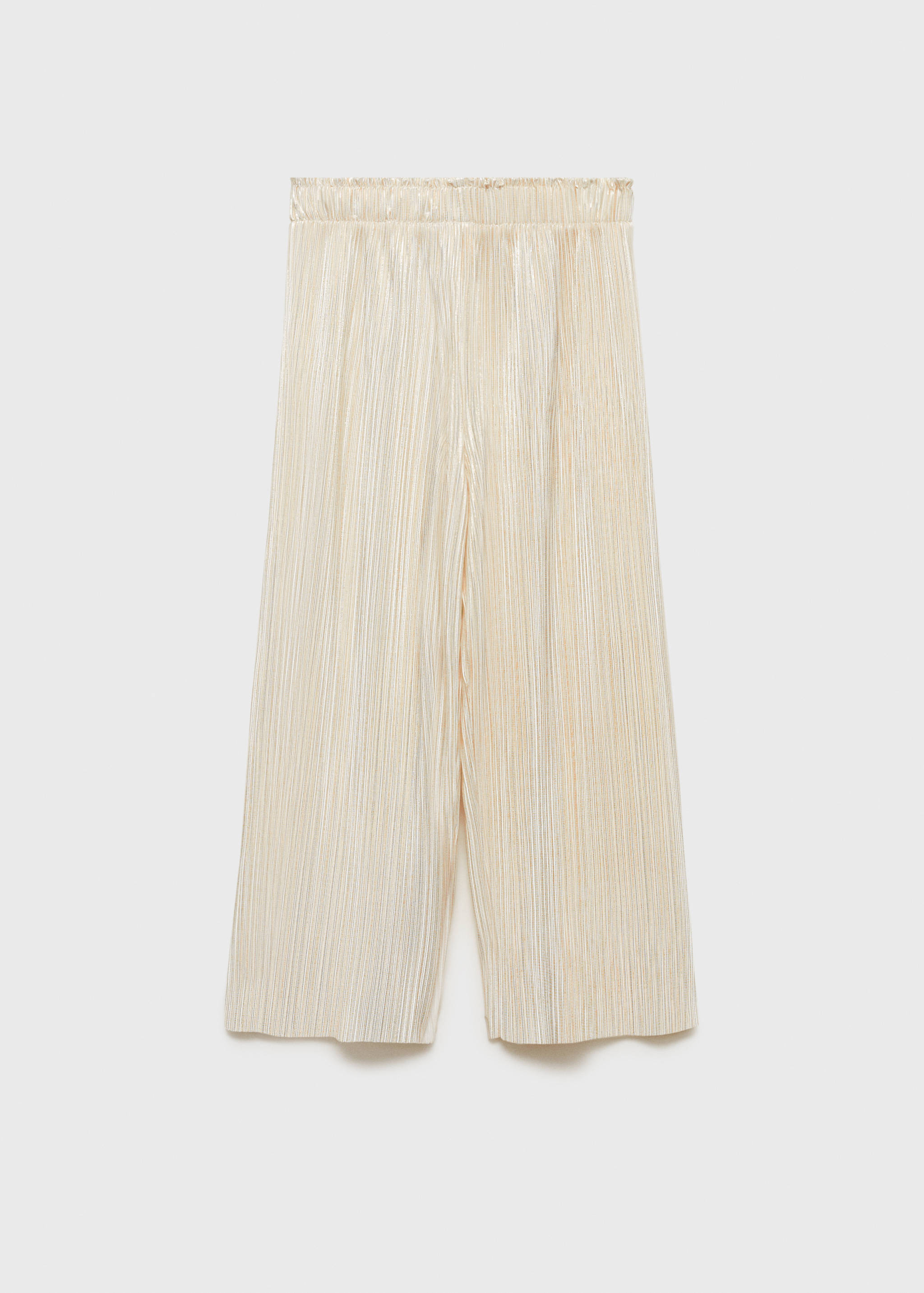 Pleated straight pants - Reverse of the article