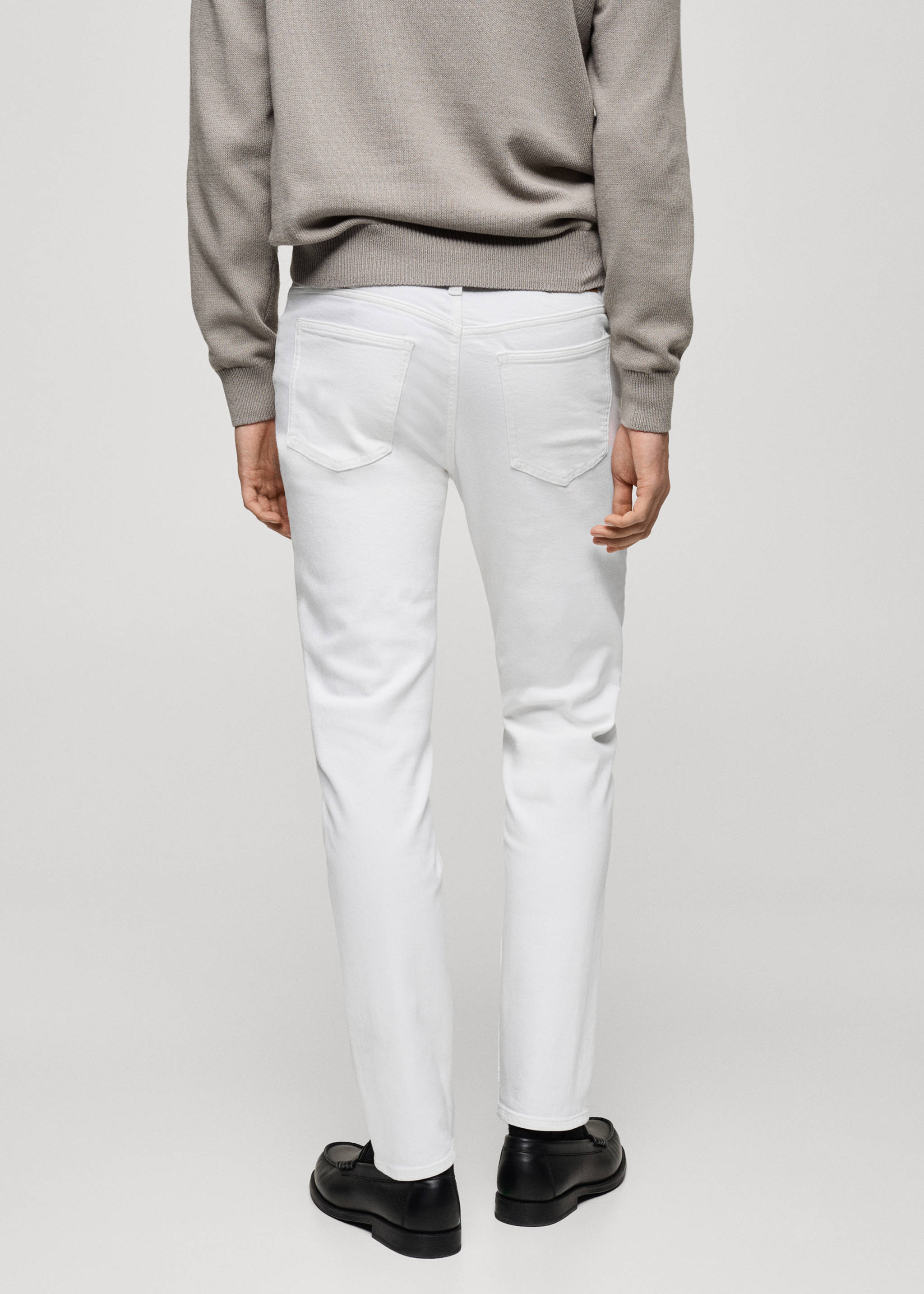 Jean Jan slim fit blanc - Verso de l’article