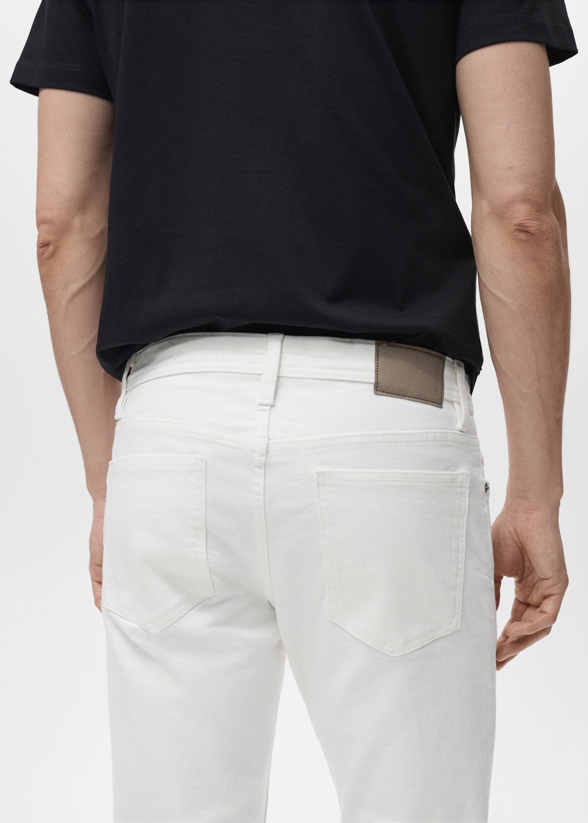 Jean Jan slim fit blanc - Détail de l'article 4
