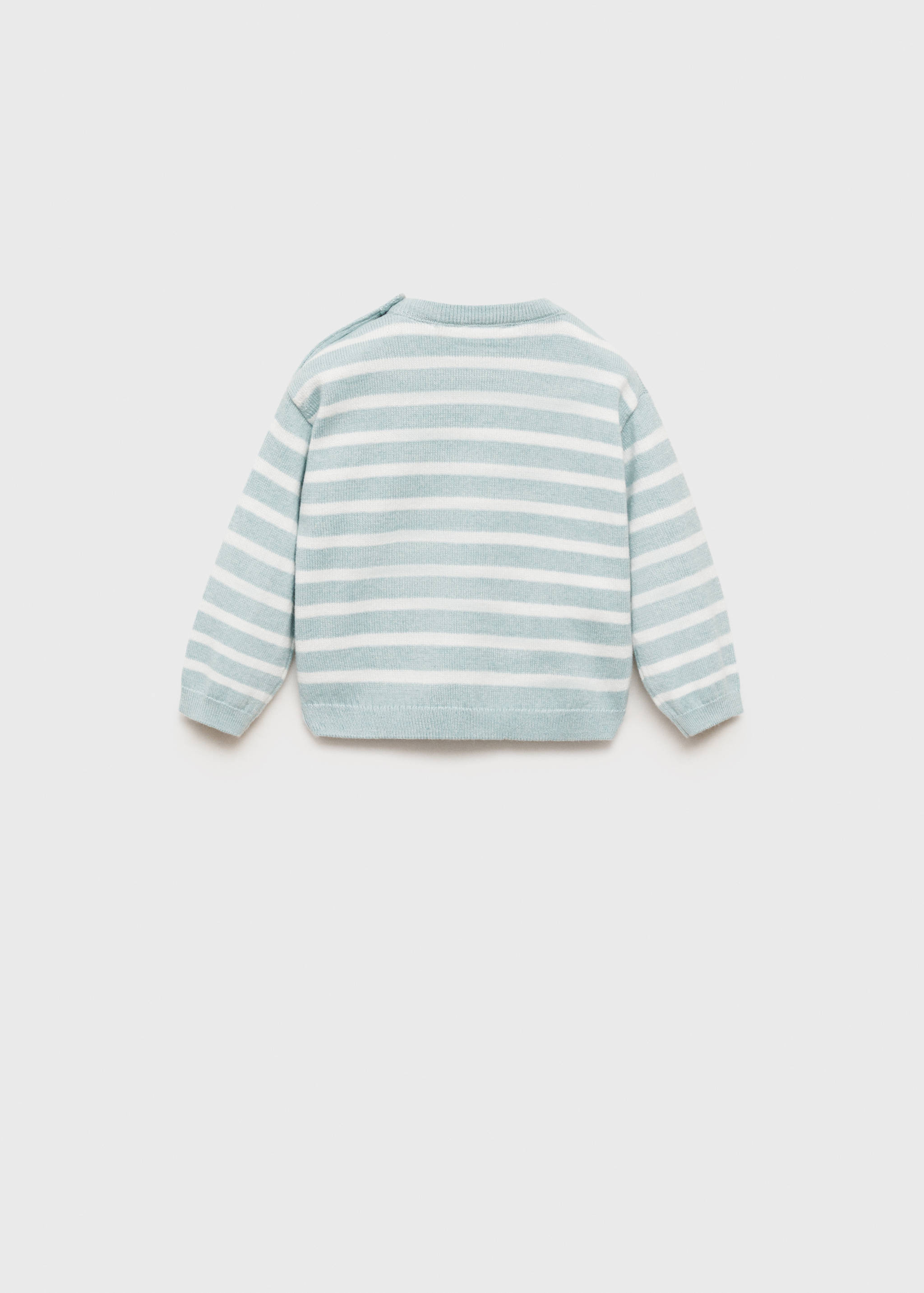 Gestreifter Strickpullover - Rückseite des Artikels