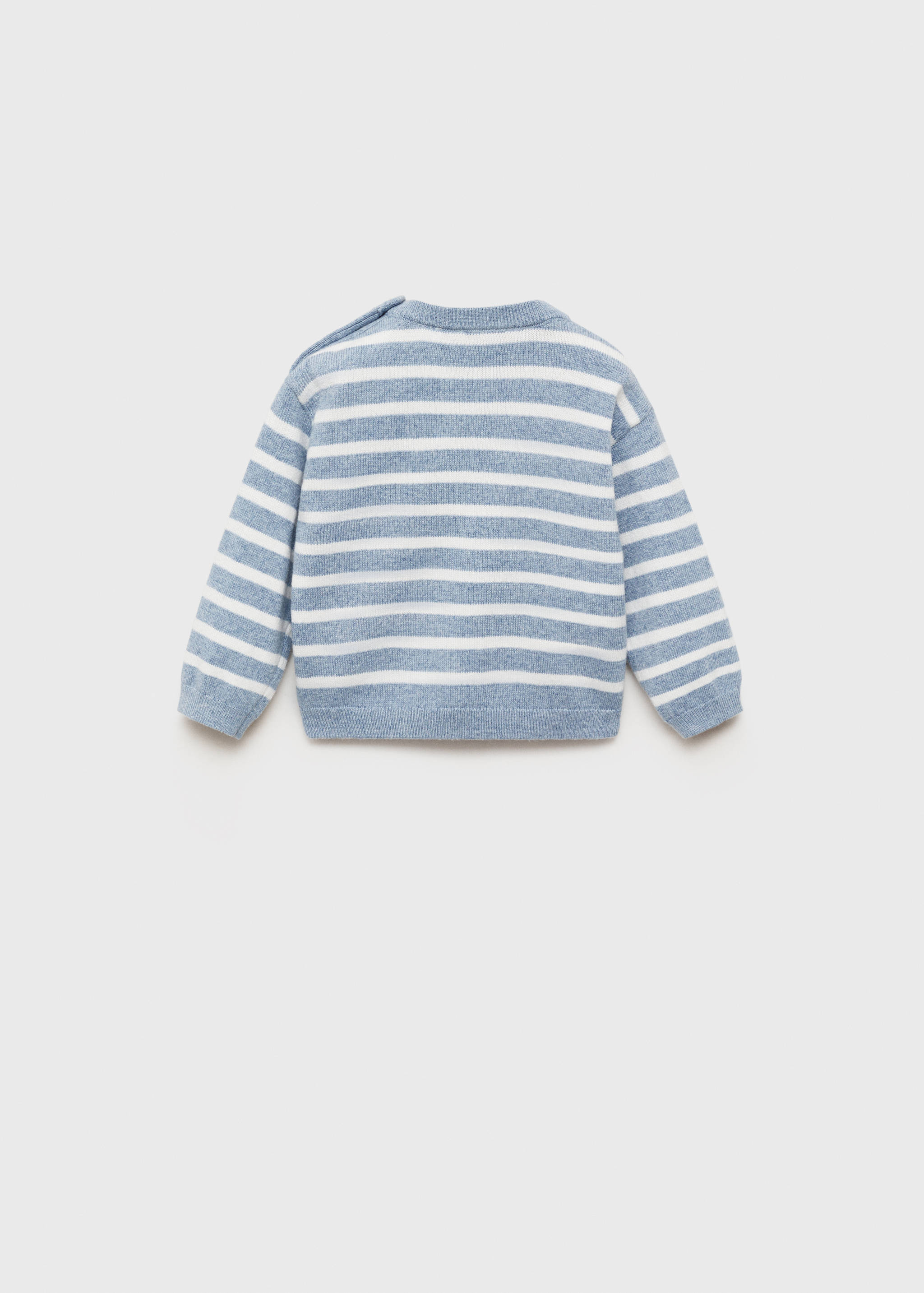 Gestreifter Strickpullover - Rückseite des Artikels