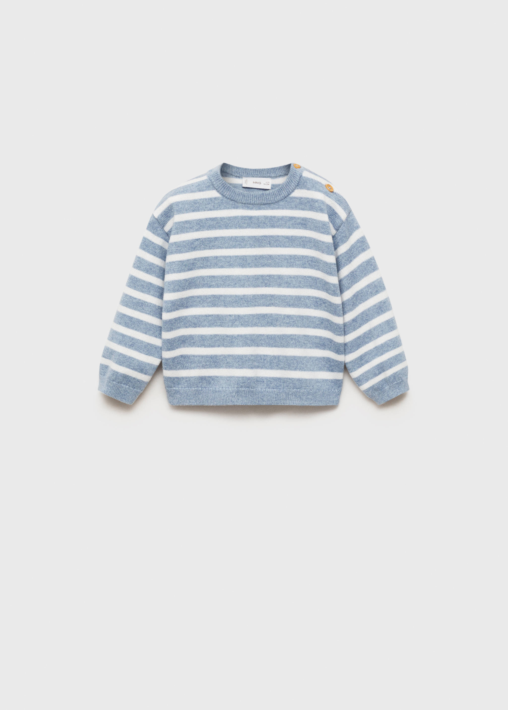 Gestreifter Strickpullover - Artikel ohne Model