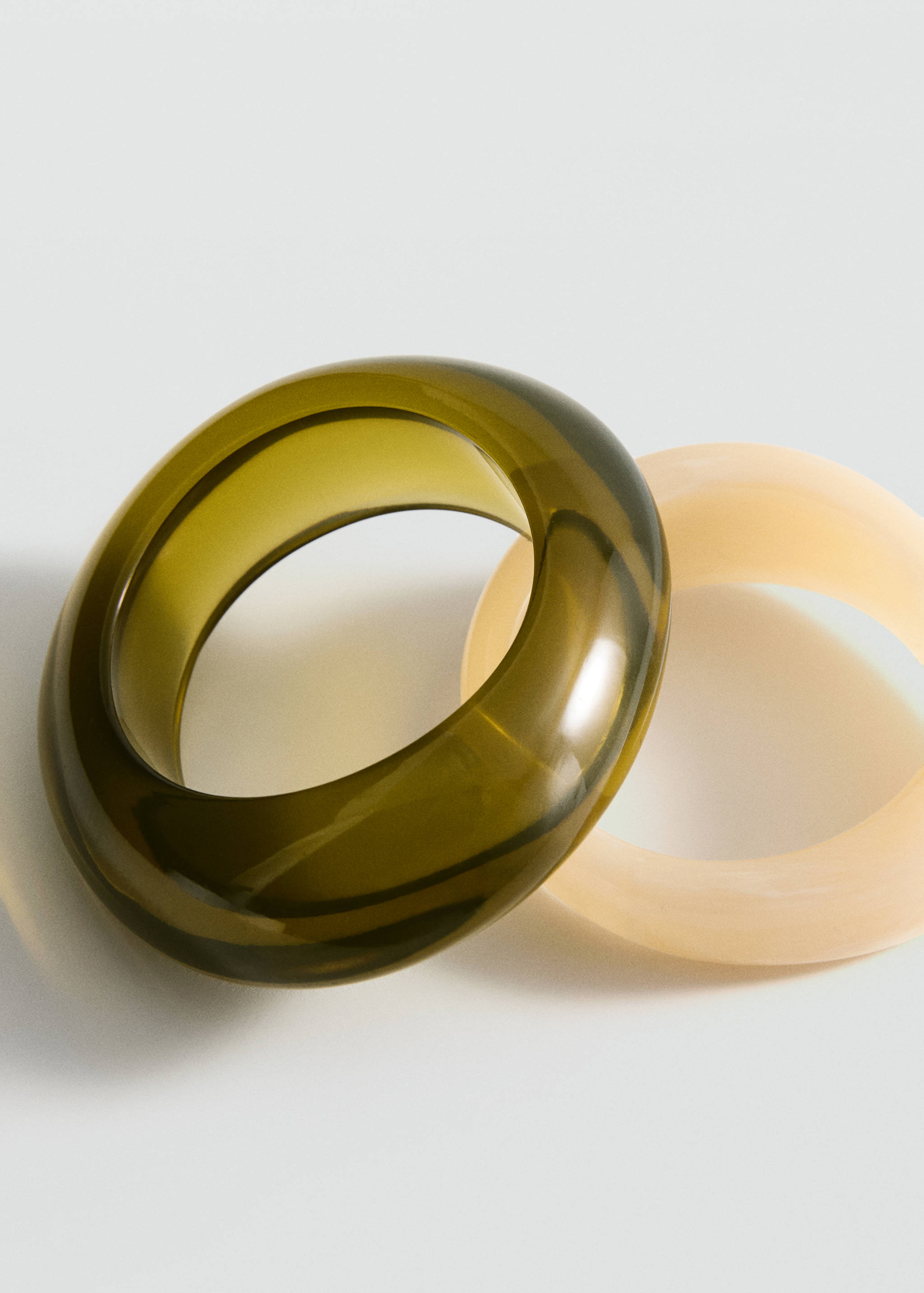 Set of 2 matching bracelets - Medium plane