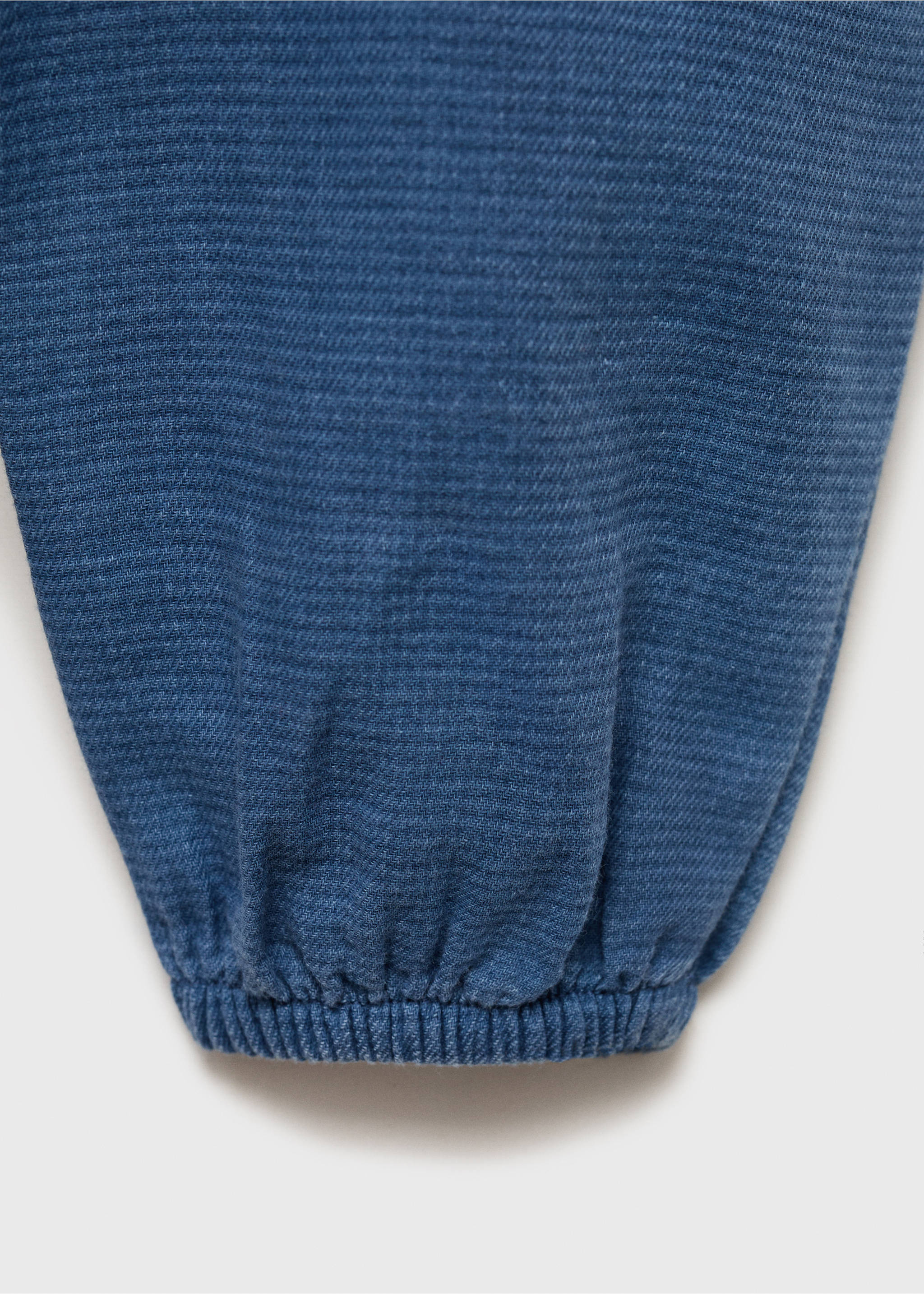 Lange katoenen tuinbroek - Detail van het artikel 0, Blauw. Ref: 87074415-00.