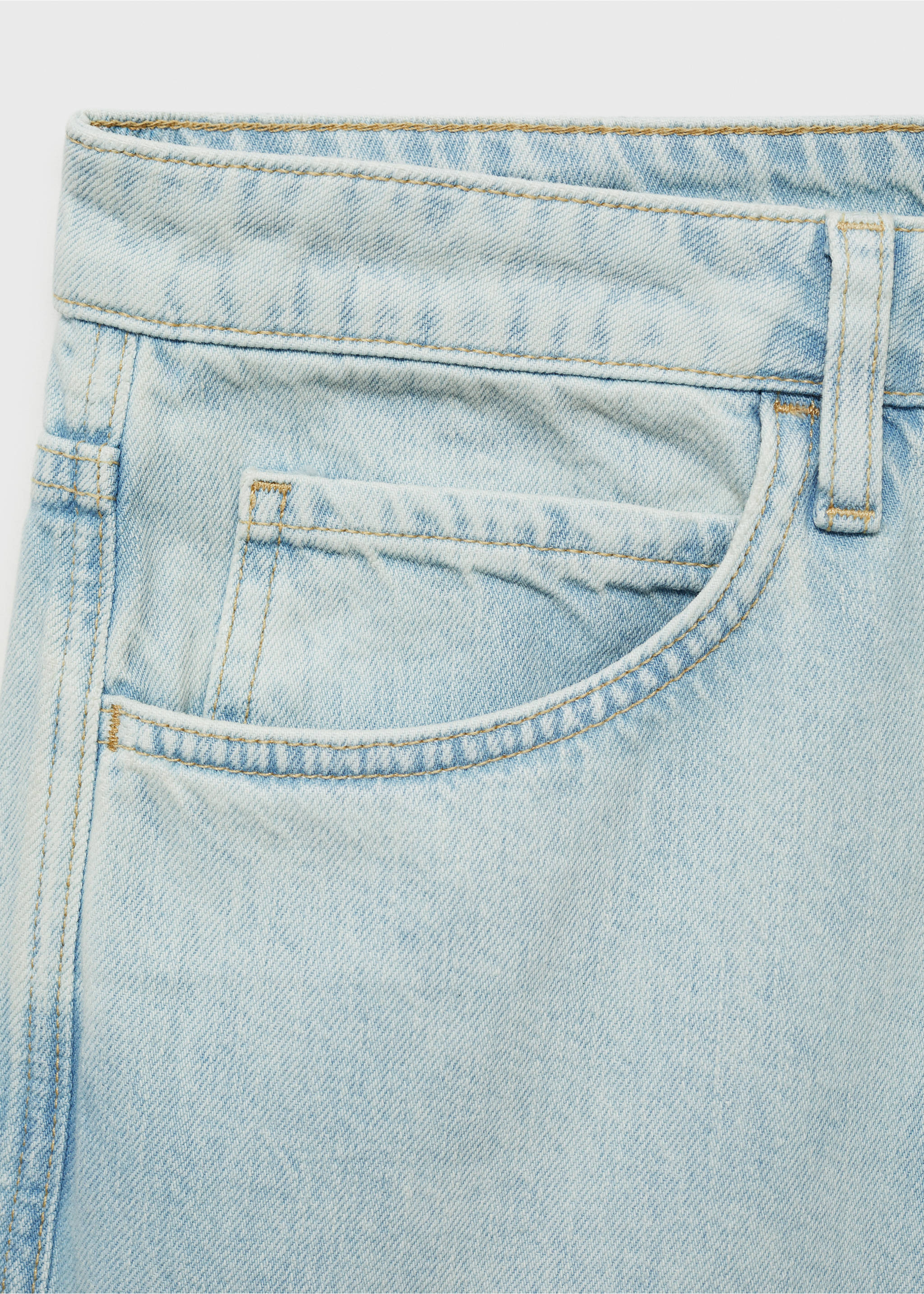 Jean loose-fit - Détail de l'article 0, Bleu délavé. Ref: 87074417-00.