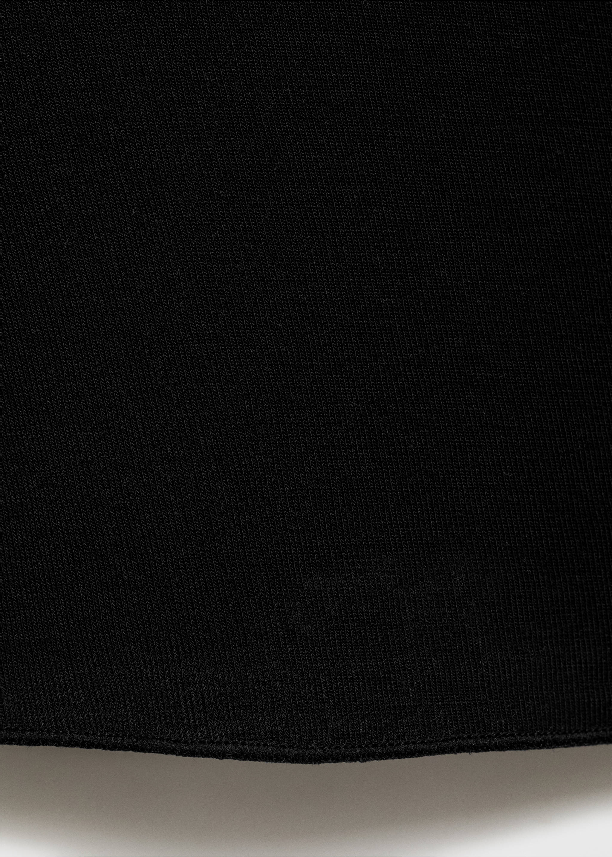T-shirt manches longues en laine mélangée - Détail de l'article 0, Noir. Ref: 87074420-00.