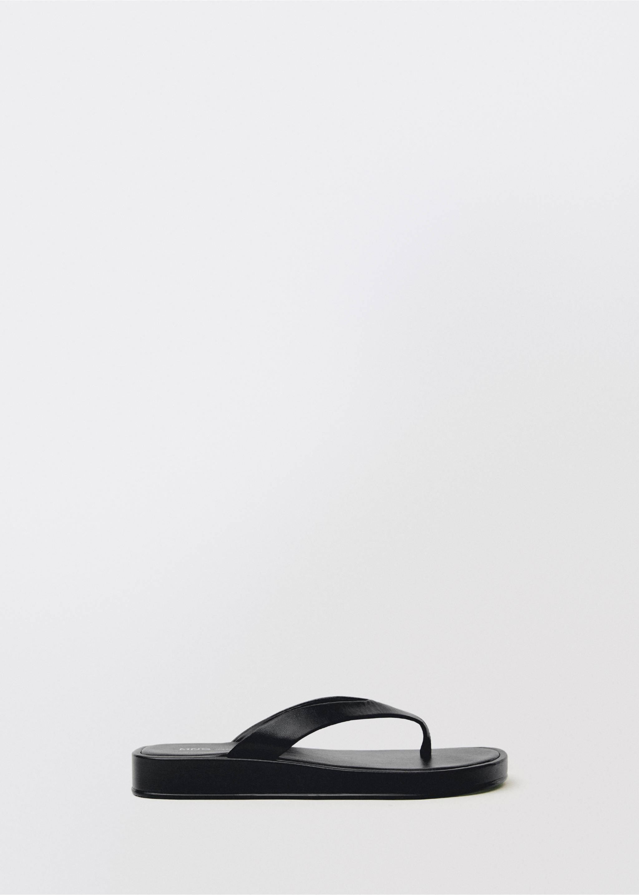 Leather straps sandals - Article without model, Black. Ref: 87074424-00.