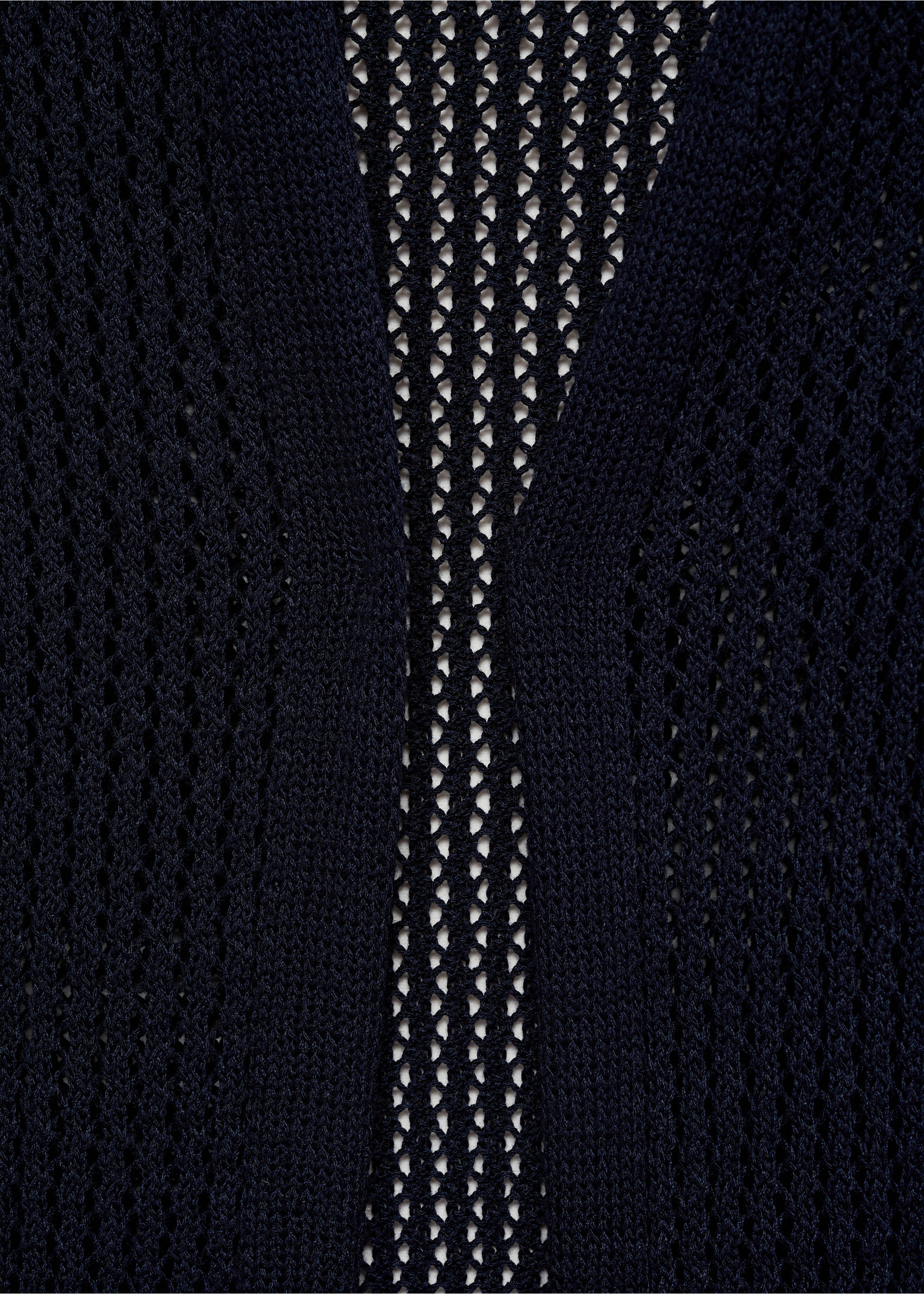 Lange Weste - Detail des Artikels 0, Dunkles Marineblau. Ref: 87074784-00.