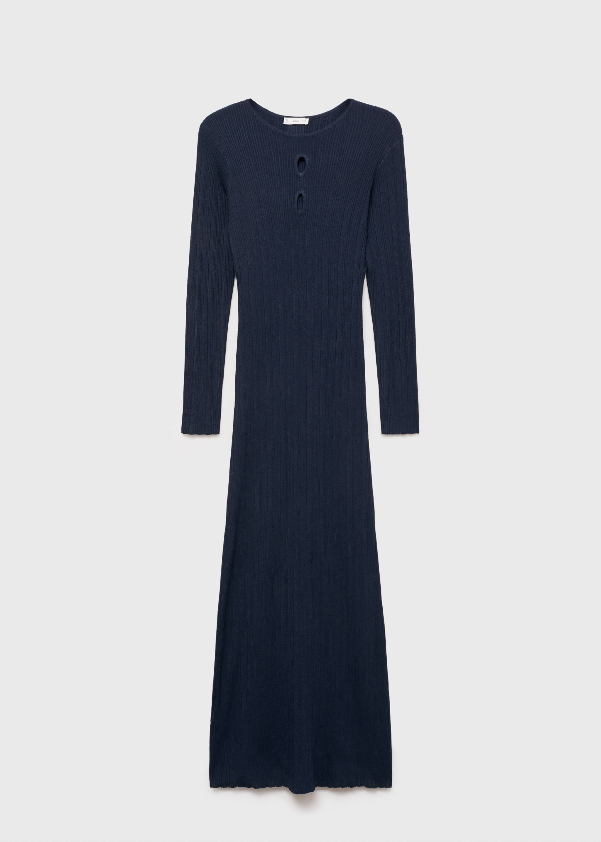 Ściągaczowa sukienka midi - Artykuł bez modela/modelki, Ciemnogranatowy. Ref: 87074786-00.