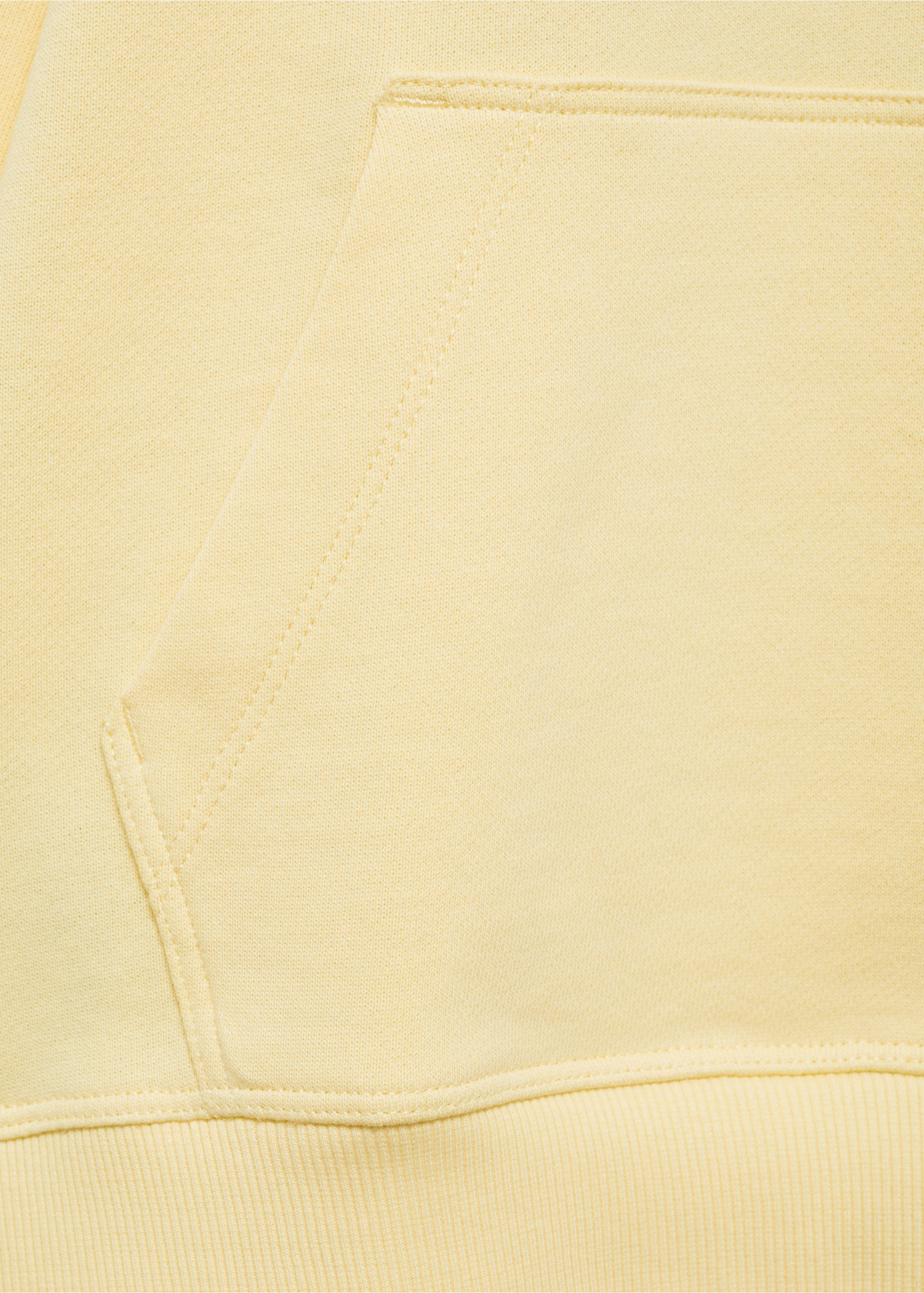 Gemustertes Baumwoll-Sweatshirt - Detail des Artikels 0, Gelb. Ref: 87074787-00.