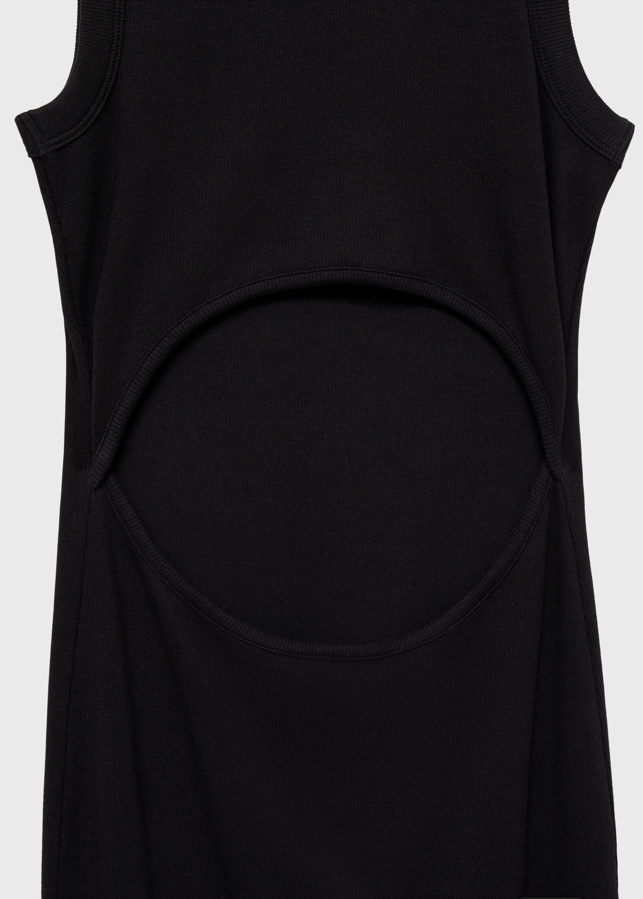 Robe fendue maille côtelée - Détail de l'article 8