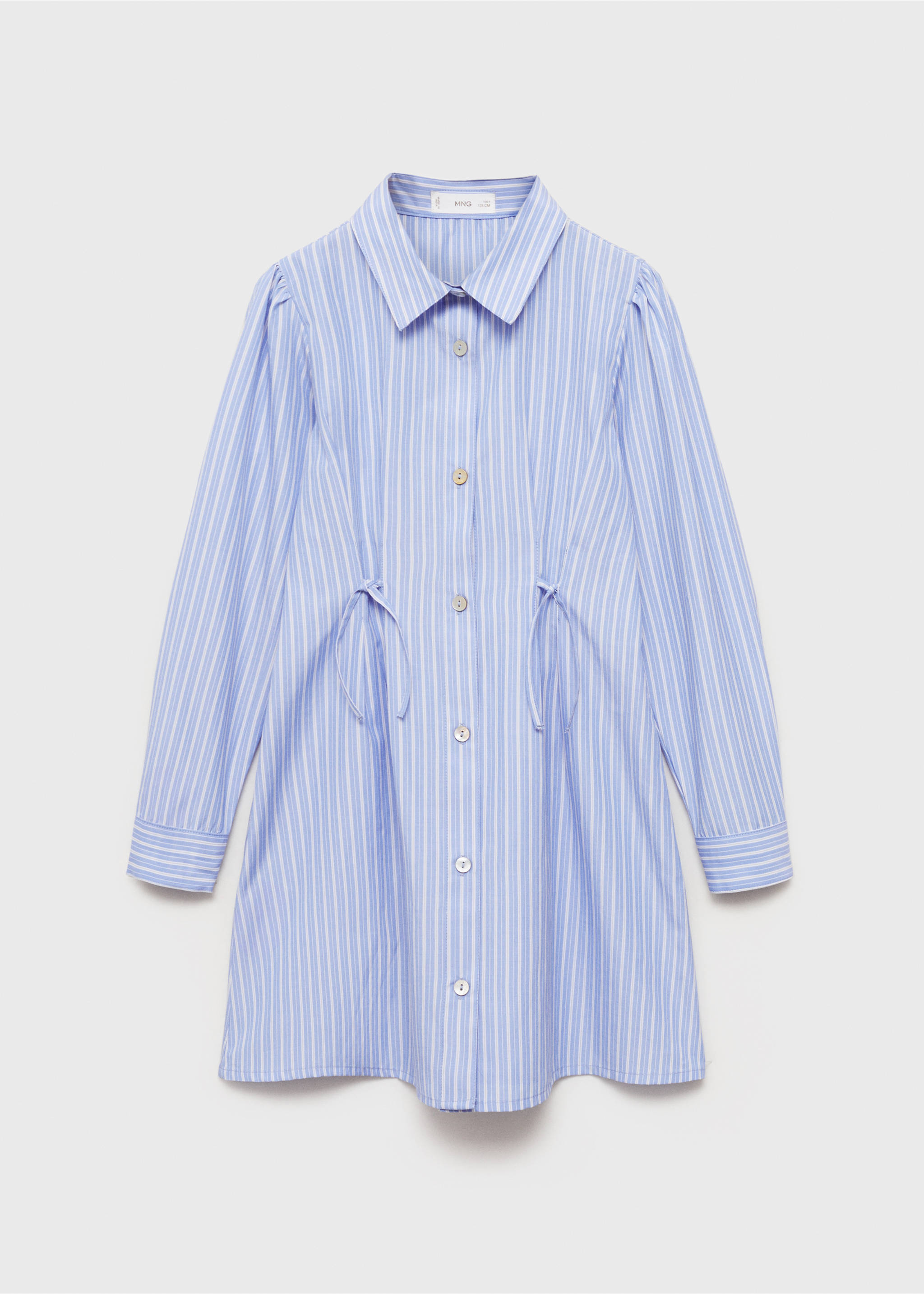 Striped shirt dress - Article without model, Blue. Ref: 87074790-00.