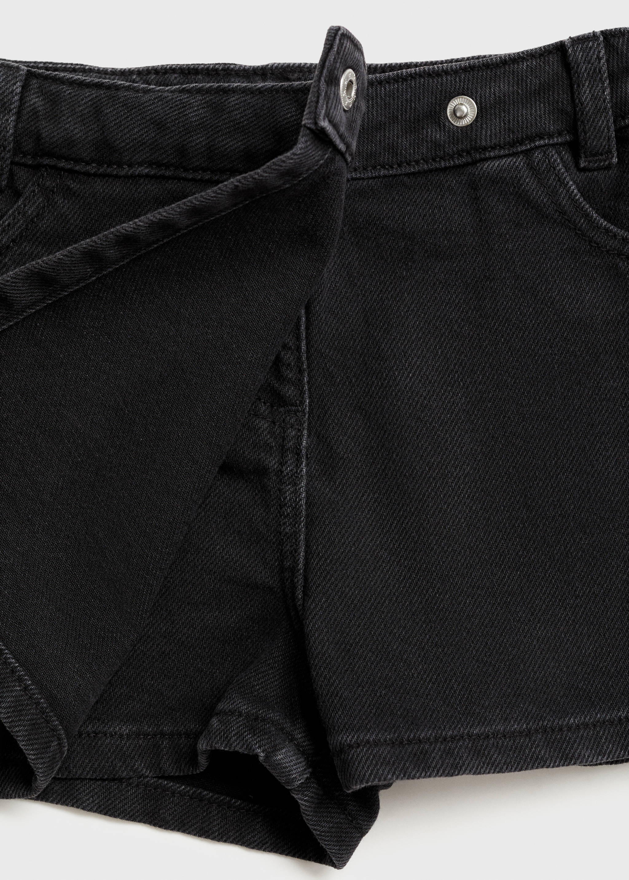 Wrapped denim skort - Details of the article 8