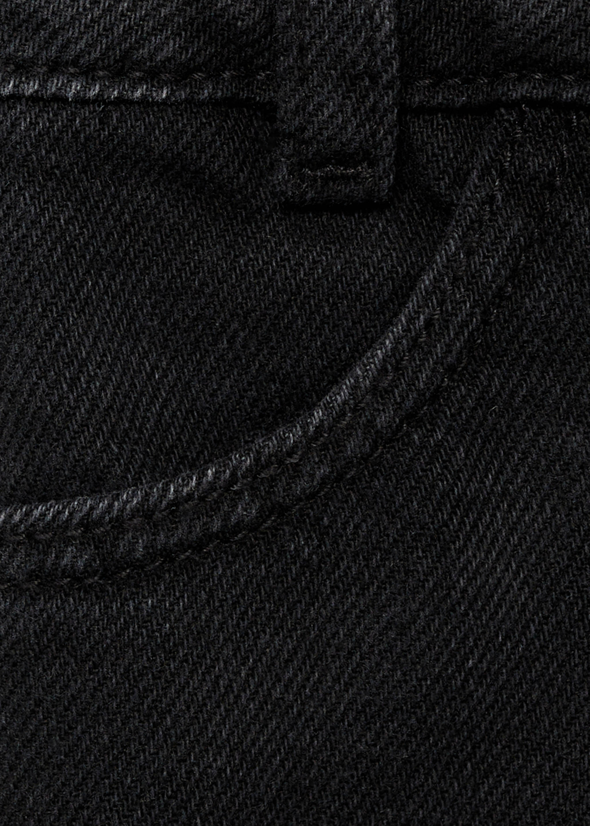 Wrapped denim skort - Details of the article 0
