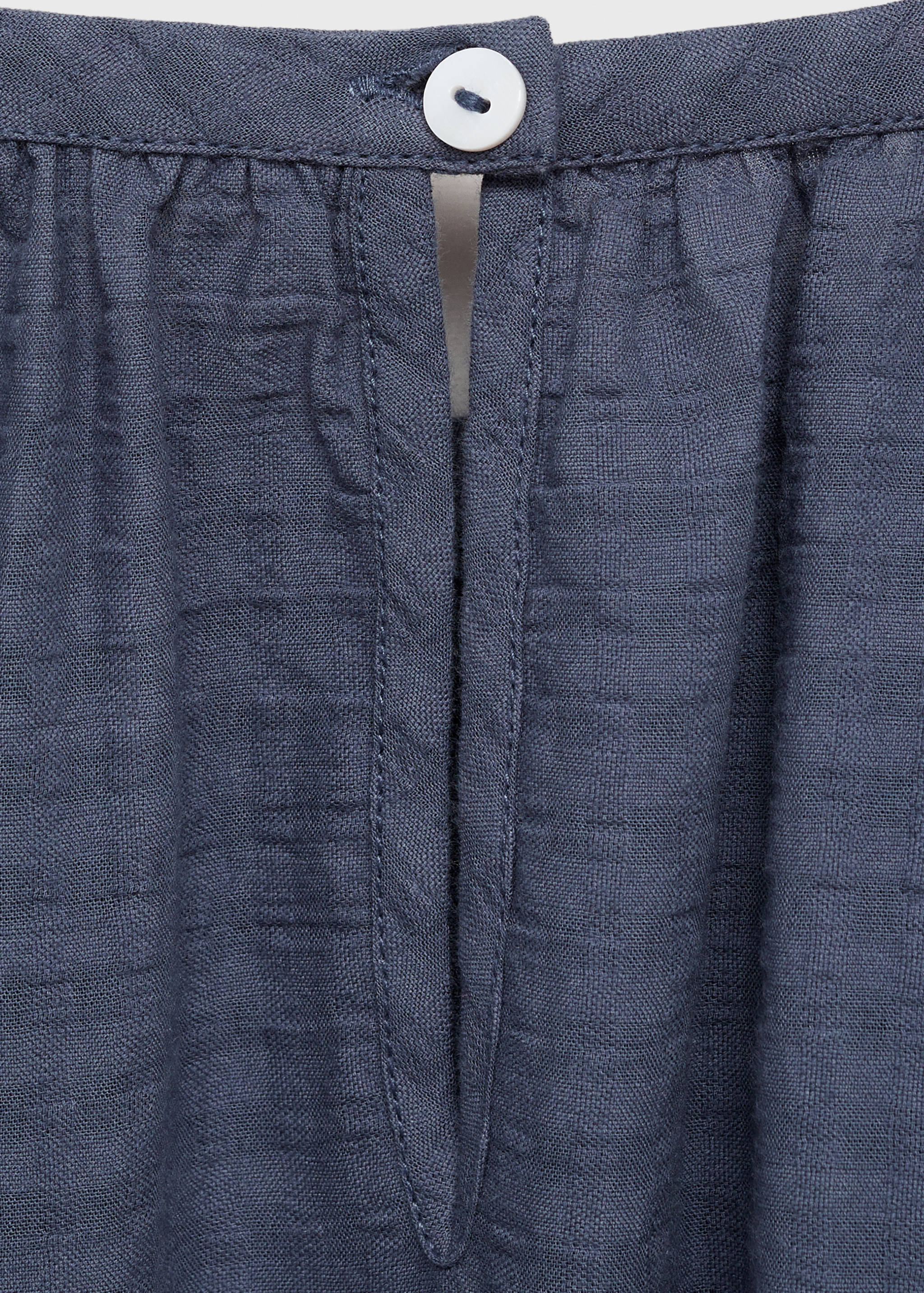 Embroidered textured dress - Details of the article 8