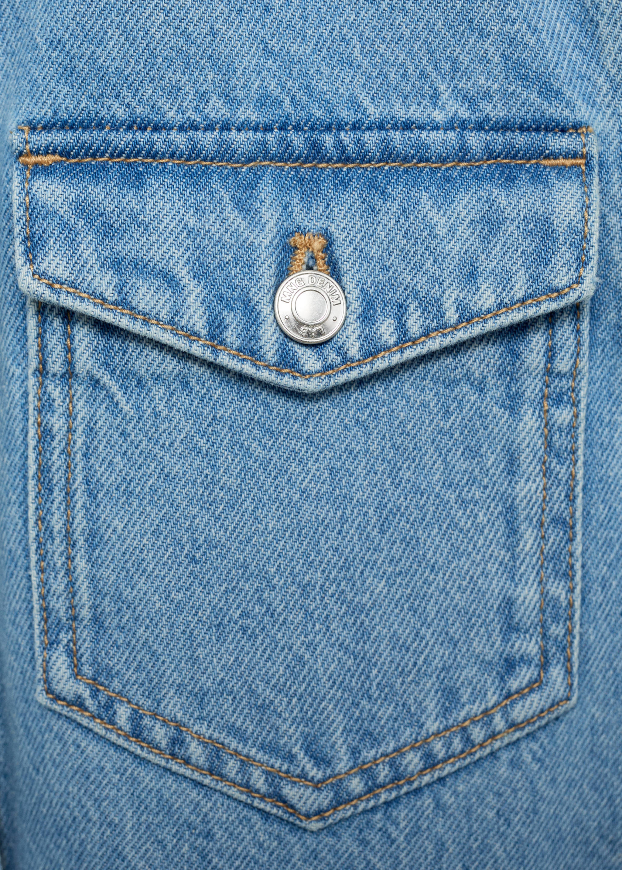 Short denim dress - Details of the article 8