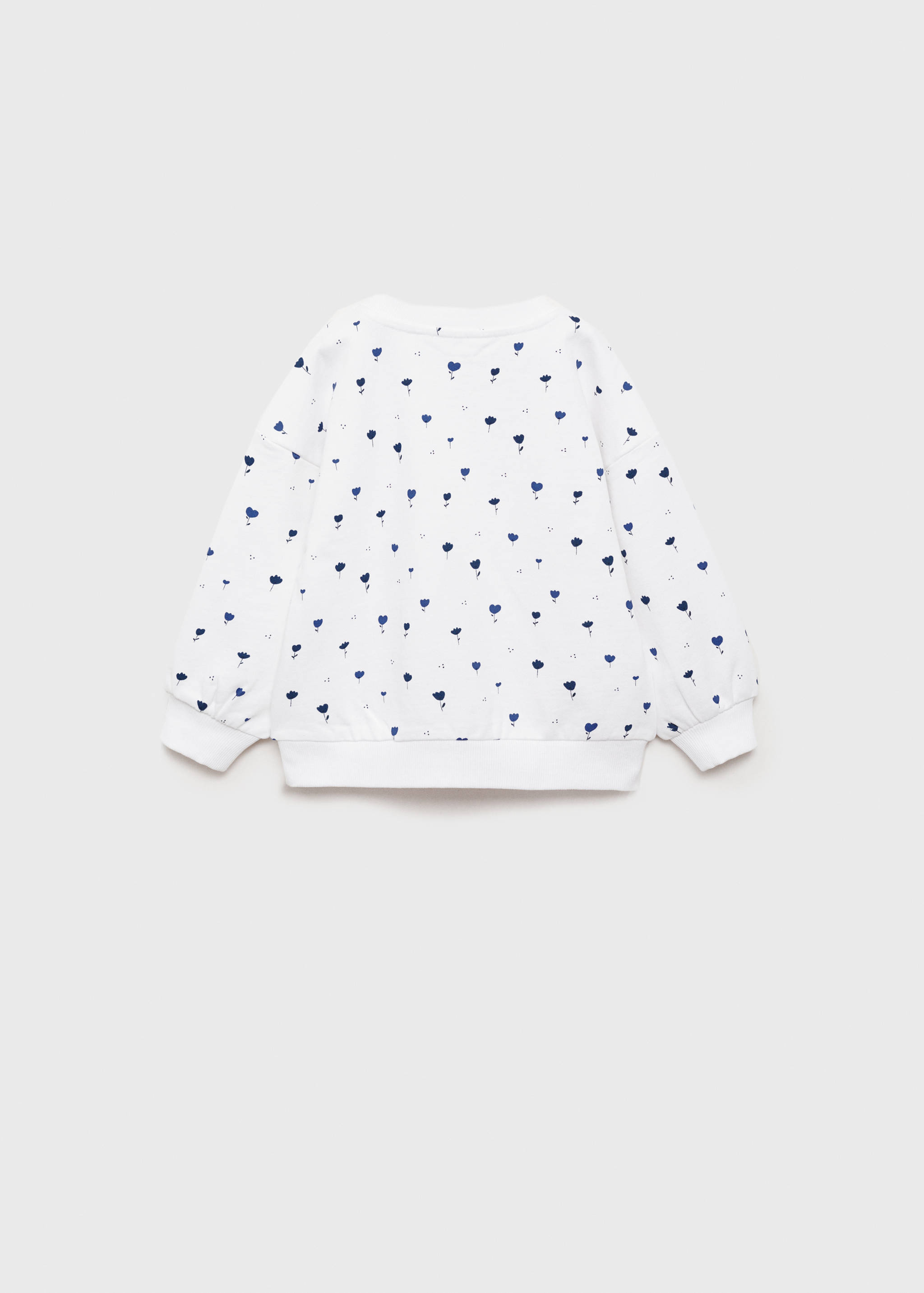 Bedrukt katoenen sweatshirt - Achterkant van het artikel