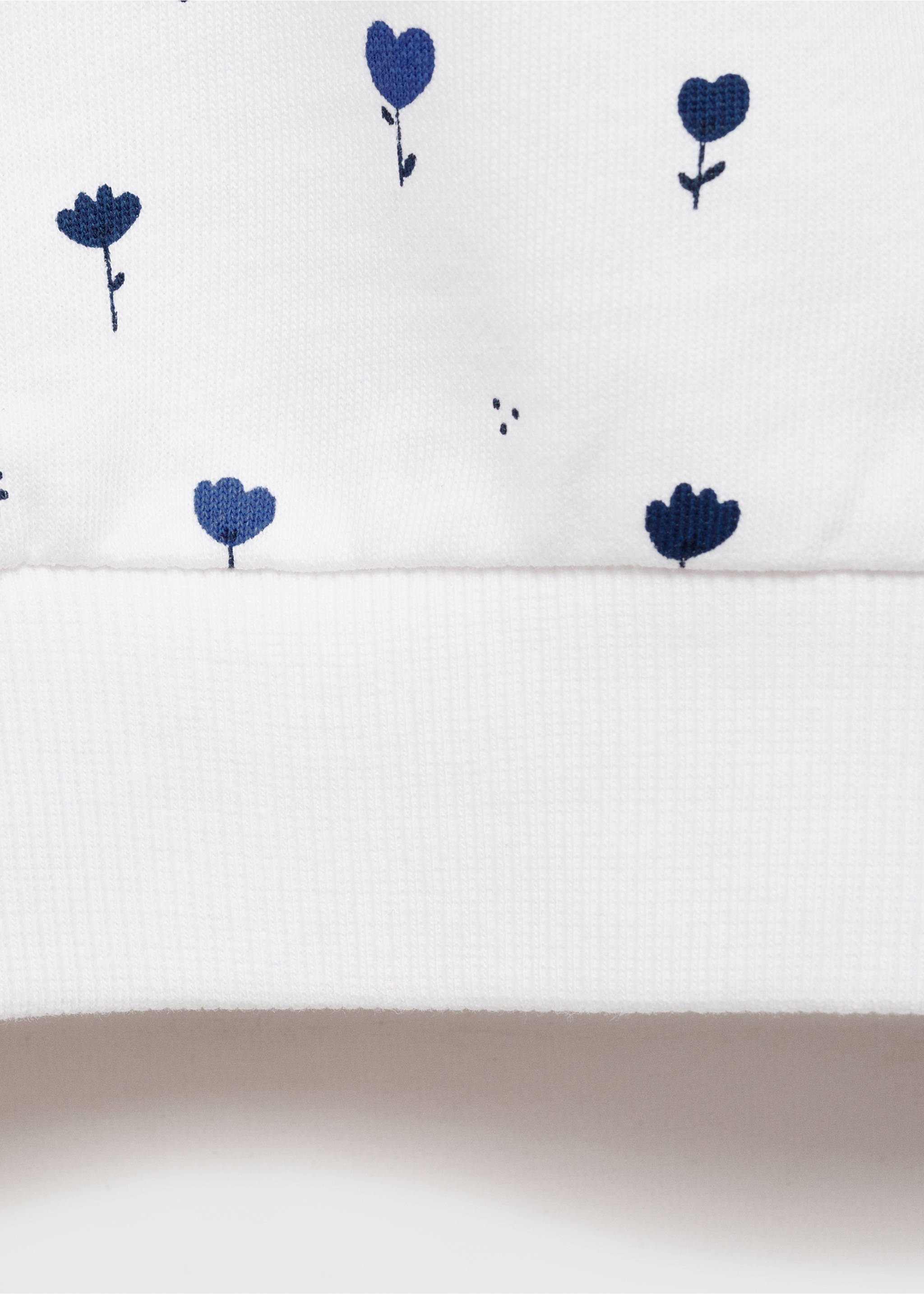 Bavlněná mikina s potiskem - Detail zboží 0, Šedobílá. Ref: 87074802-00.