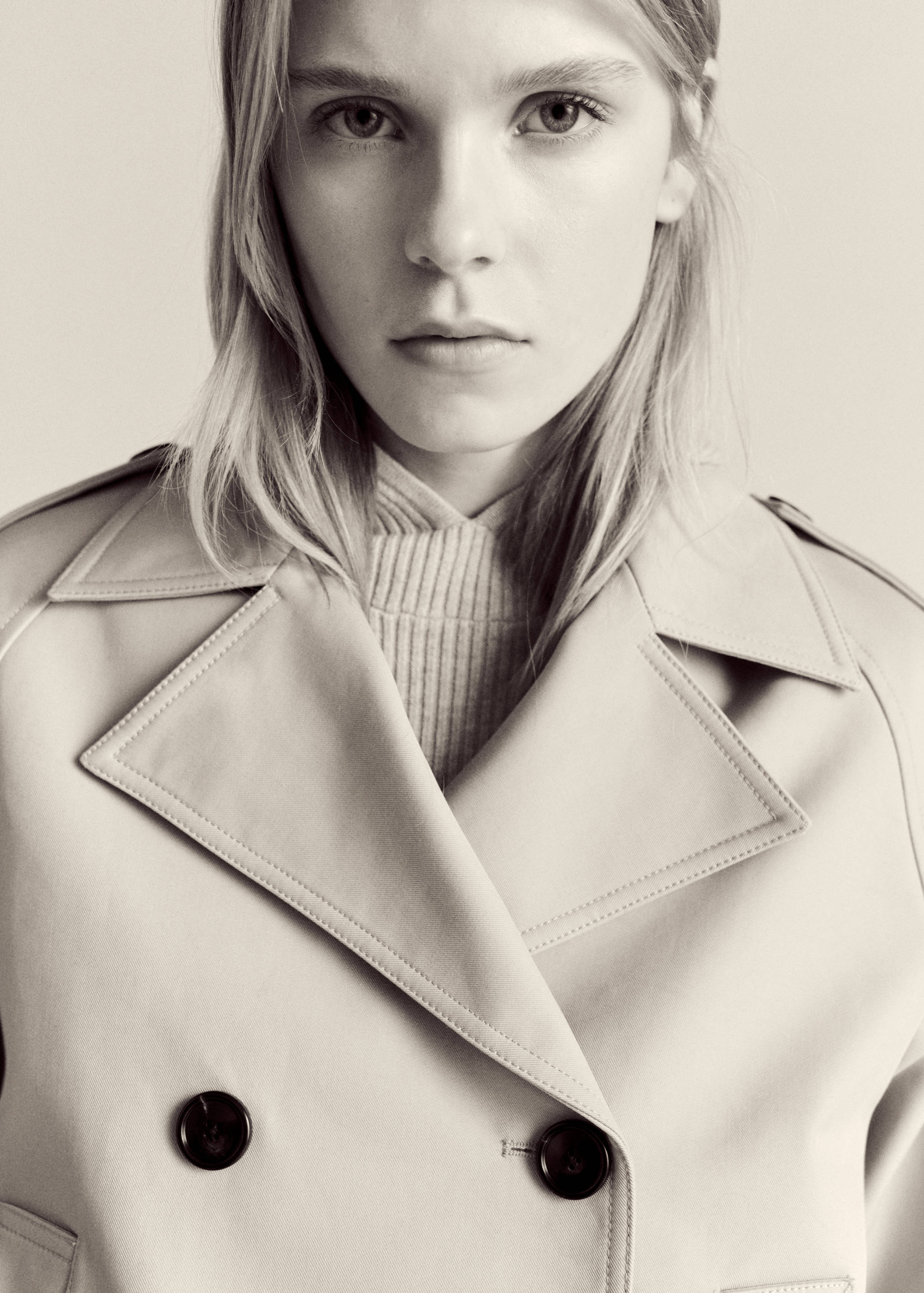 Trench court double boutonnage - Détail de l'article 1