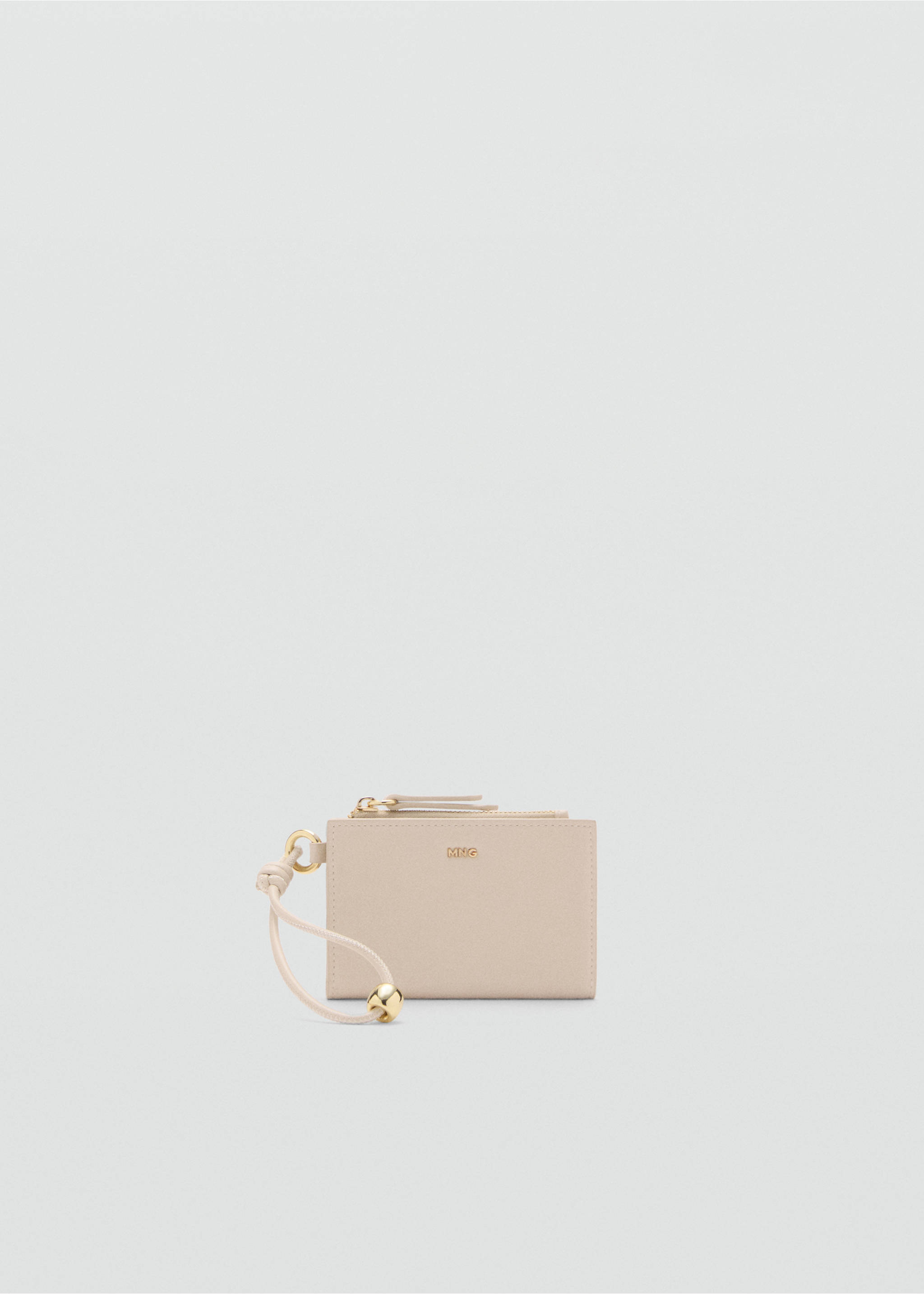 Cartera efecte pell cremallera - Article sense model, Blanc trencat. Ref: 87074809-00.