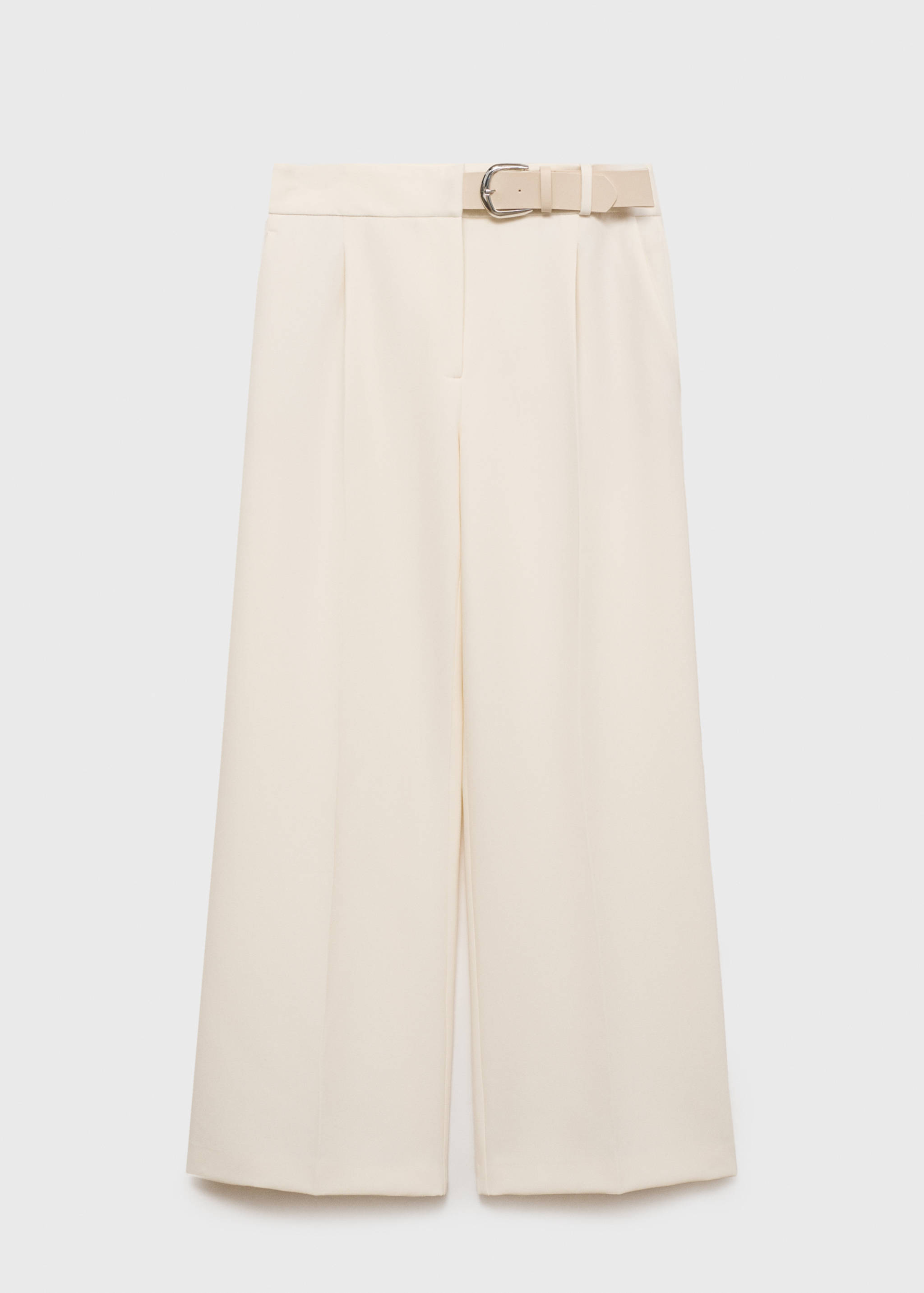 Bälte straight-fit byxor - Artikel utan modell