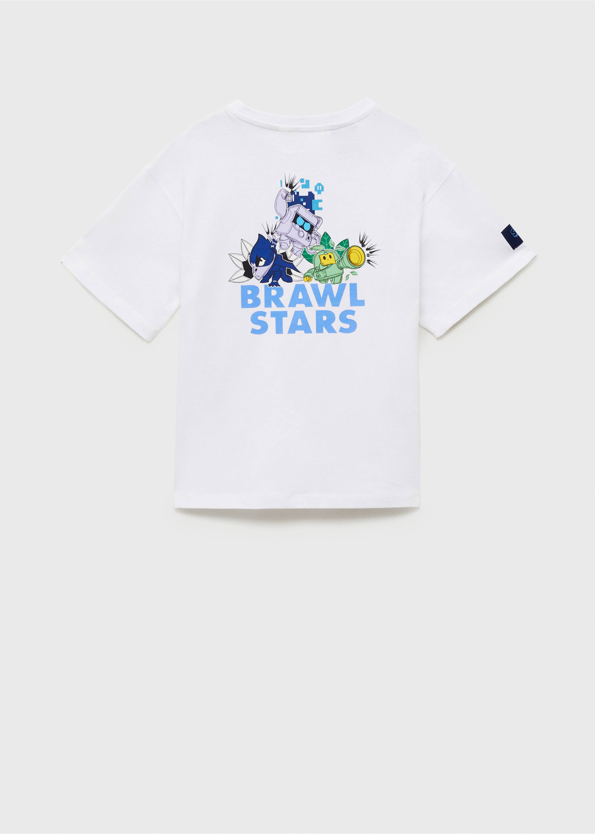 Camiseta Brawl Stars - Reverso del artículo, Blanco roto. Ref: 87075730-00.