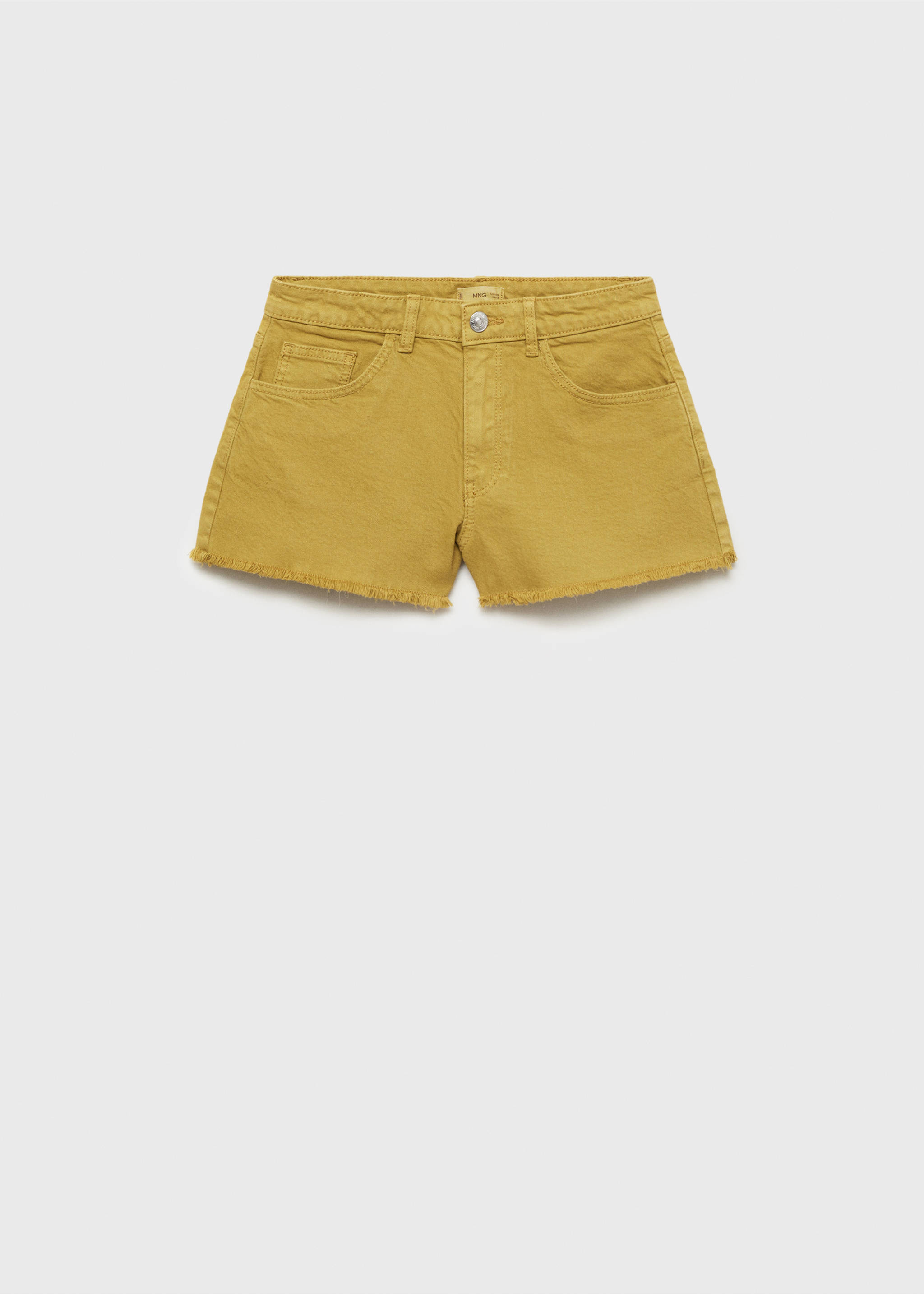 Shorts vaqueros bajo deshilachado - Artículo sin modelo, Oliva. Ref: 87075731-00.
