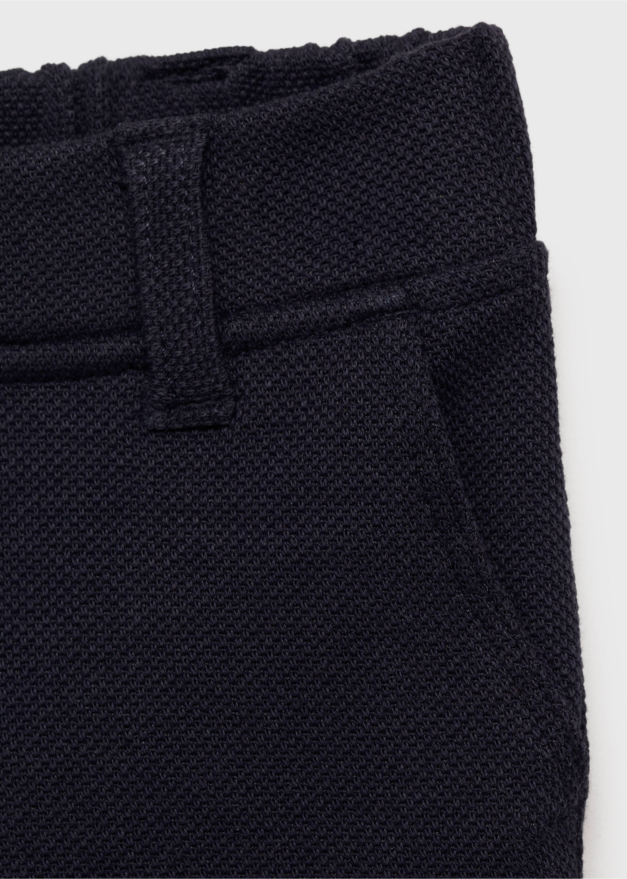Slim-fit trousers - Details of the article 8, Dark Navy. Ref: 87075733-00.