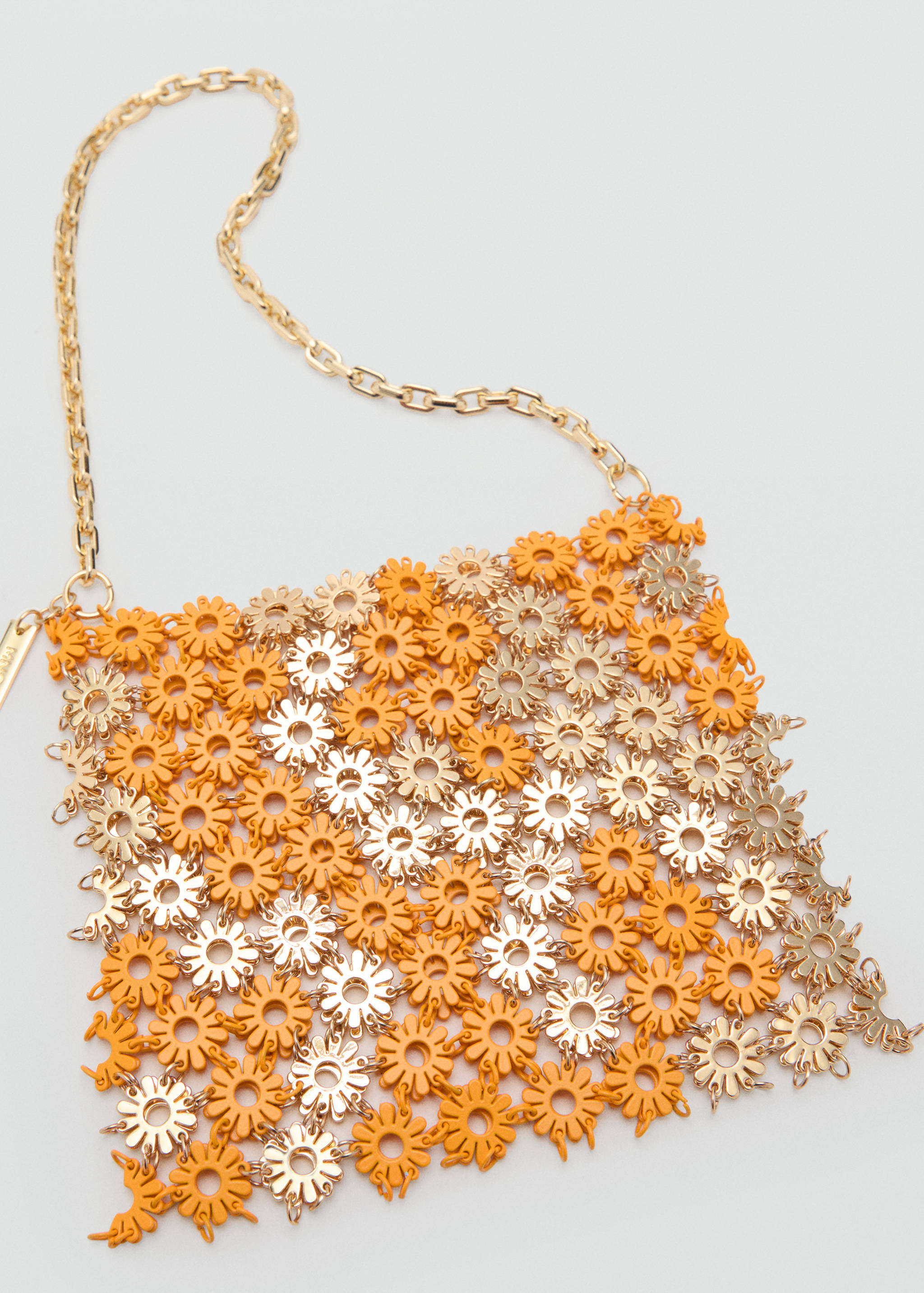 Bossa espatlla flors metàl·liques - Detall de l'article 2