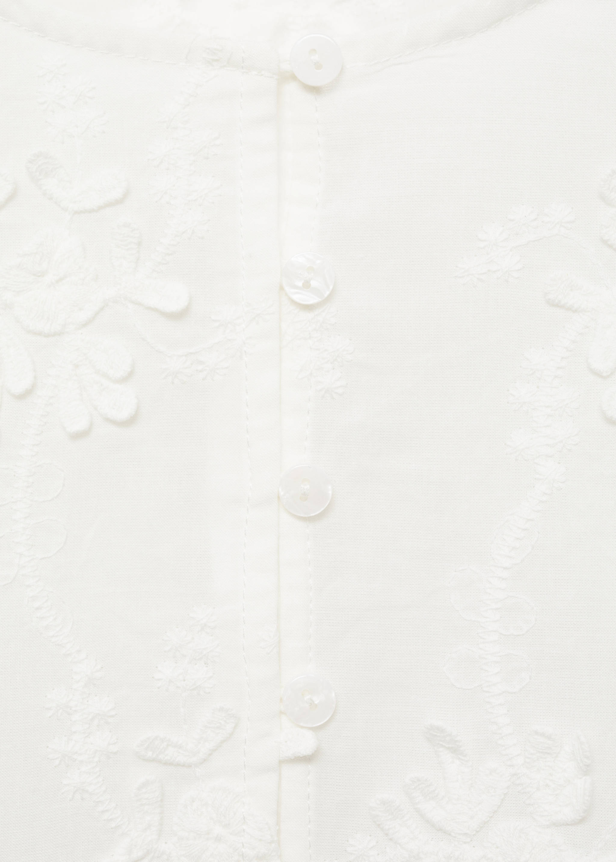 Blusa algodón bordado flores - Detalle del artículo 8