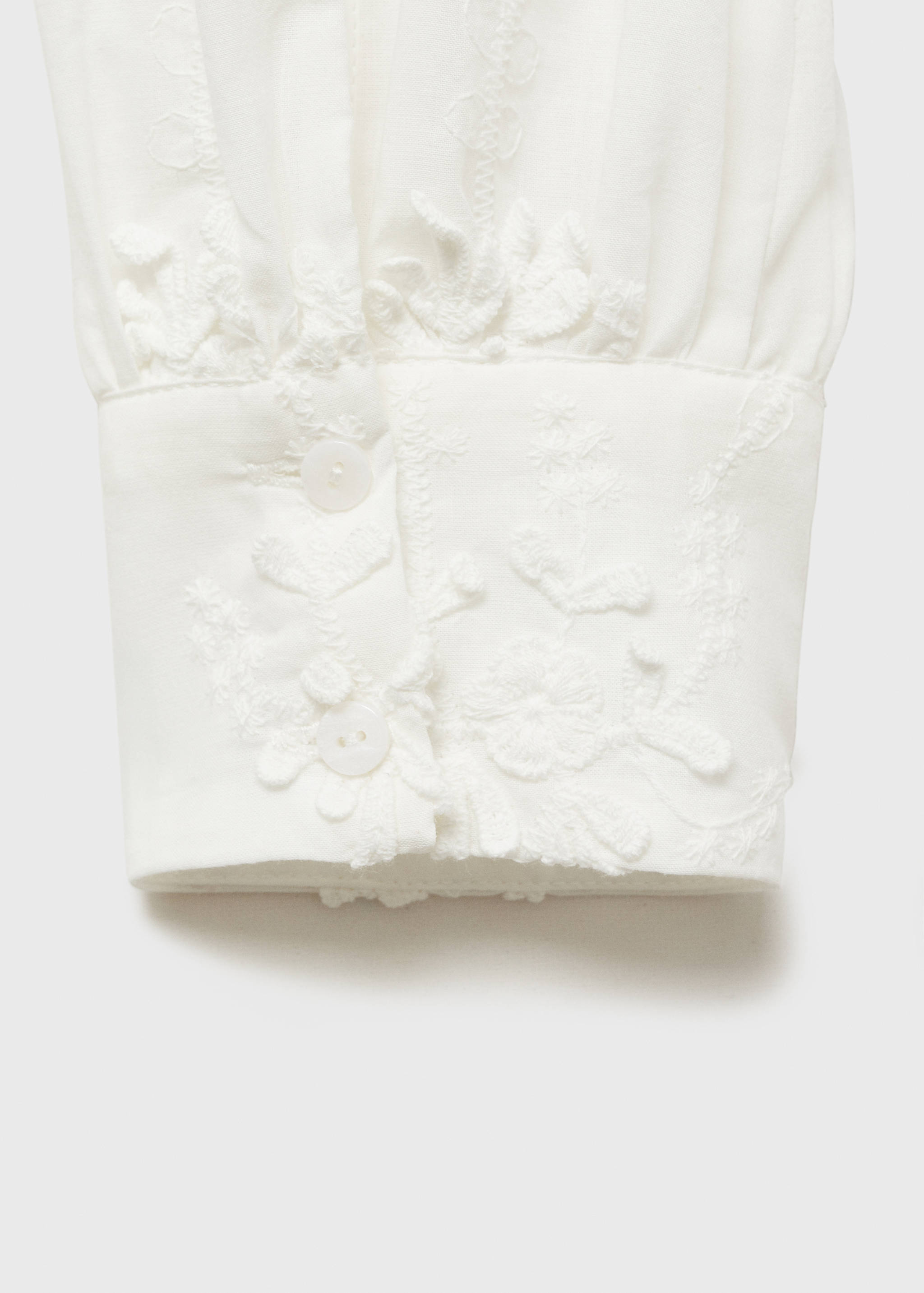 Blusa algodón bordado flores - Detalle del artículo 0