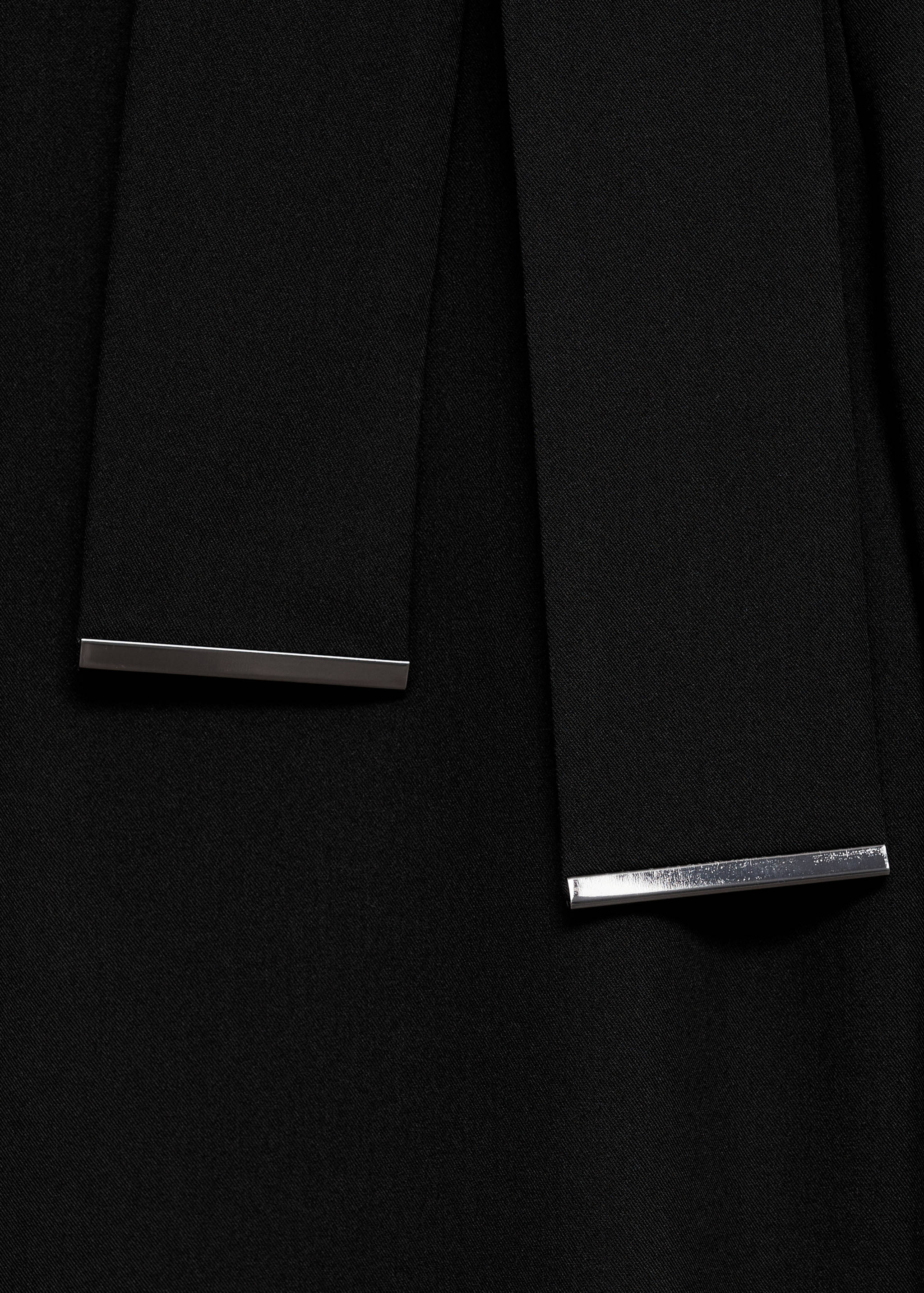 Straight-fit jumpsuit with belt - Details of the article 0