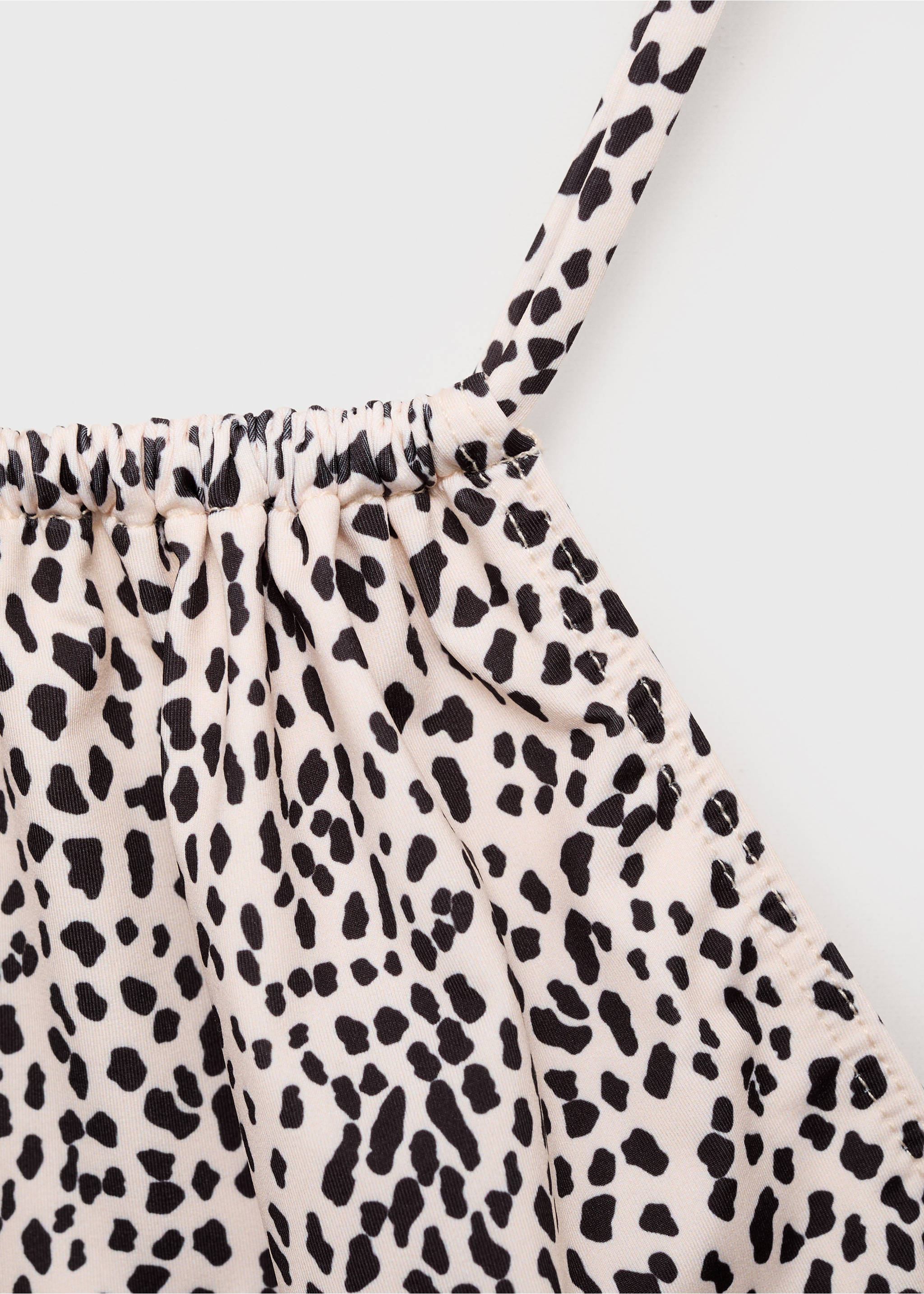 Badeanzug mit Animal-Print - Detail des Artikels 8, Beige. Ref: 87075745-00.