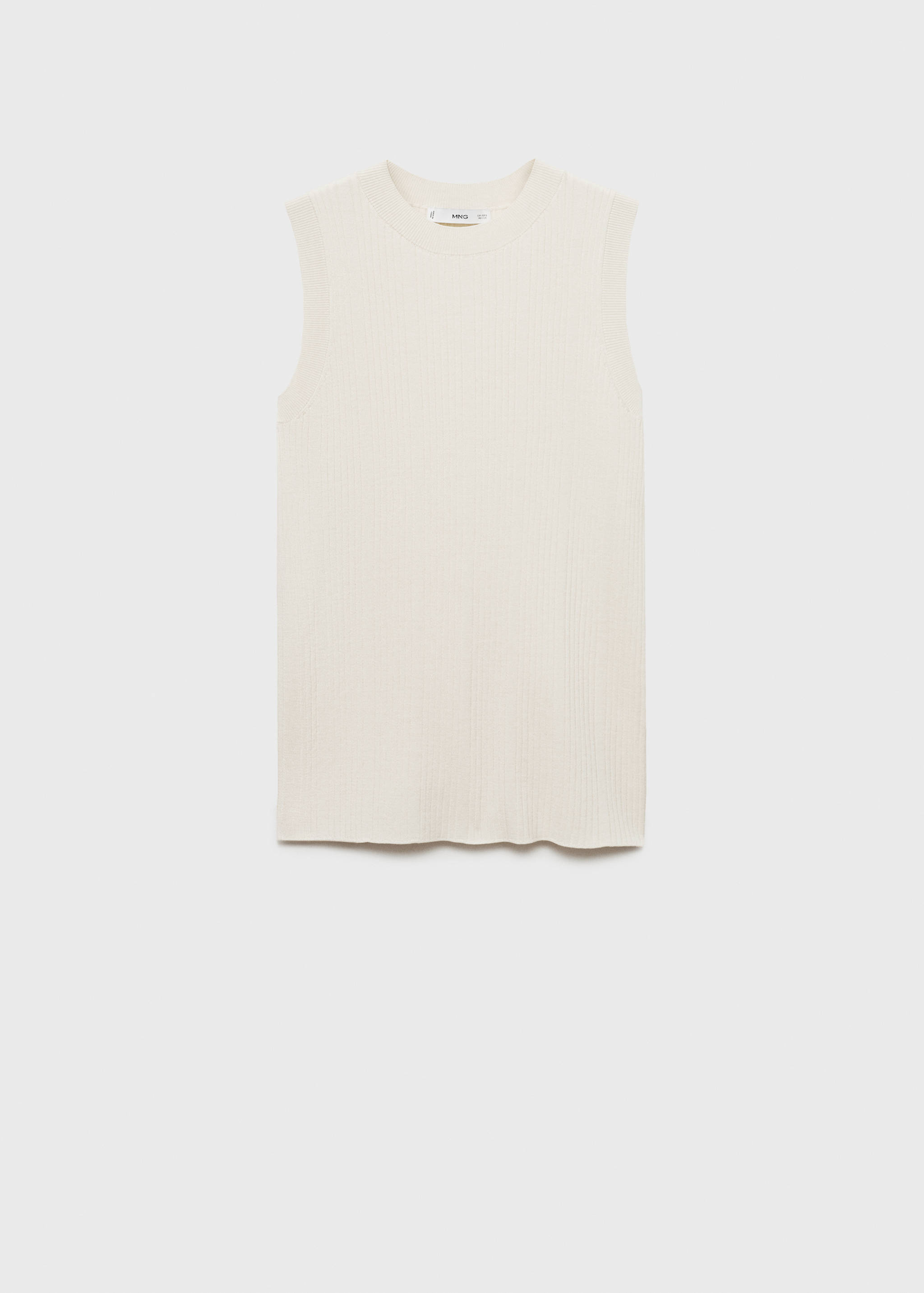 Top côtelé ouvertures - Article sans modèle