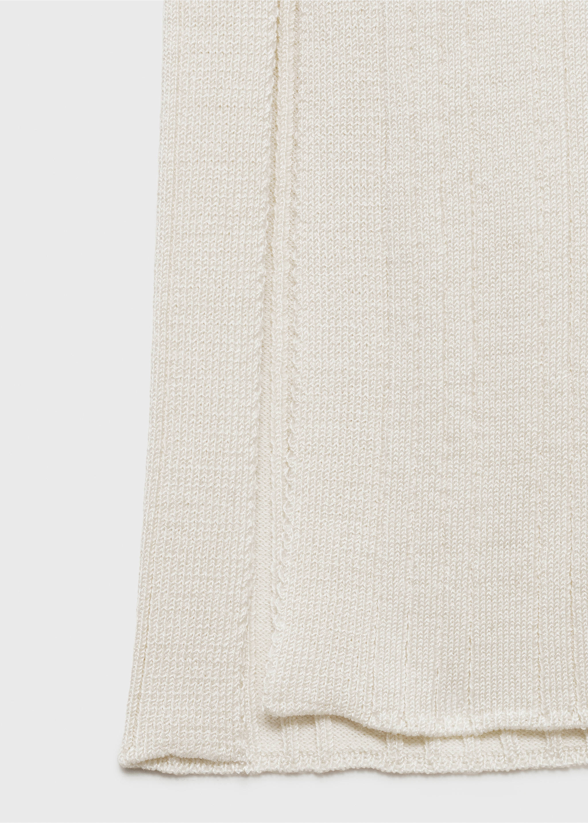 Top côtelé ouvertures - Détail de l'article 0, Écru. Ref: 87075748-00.