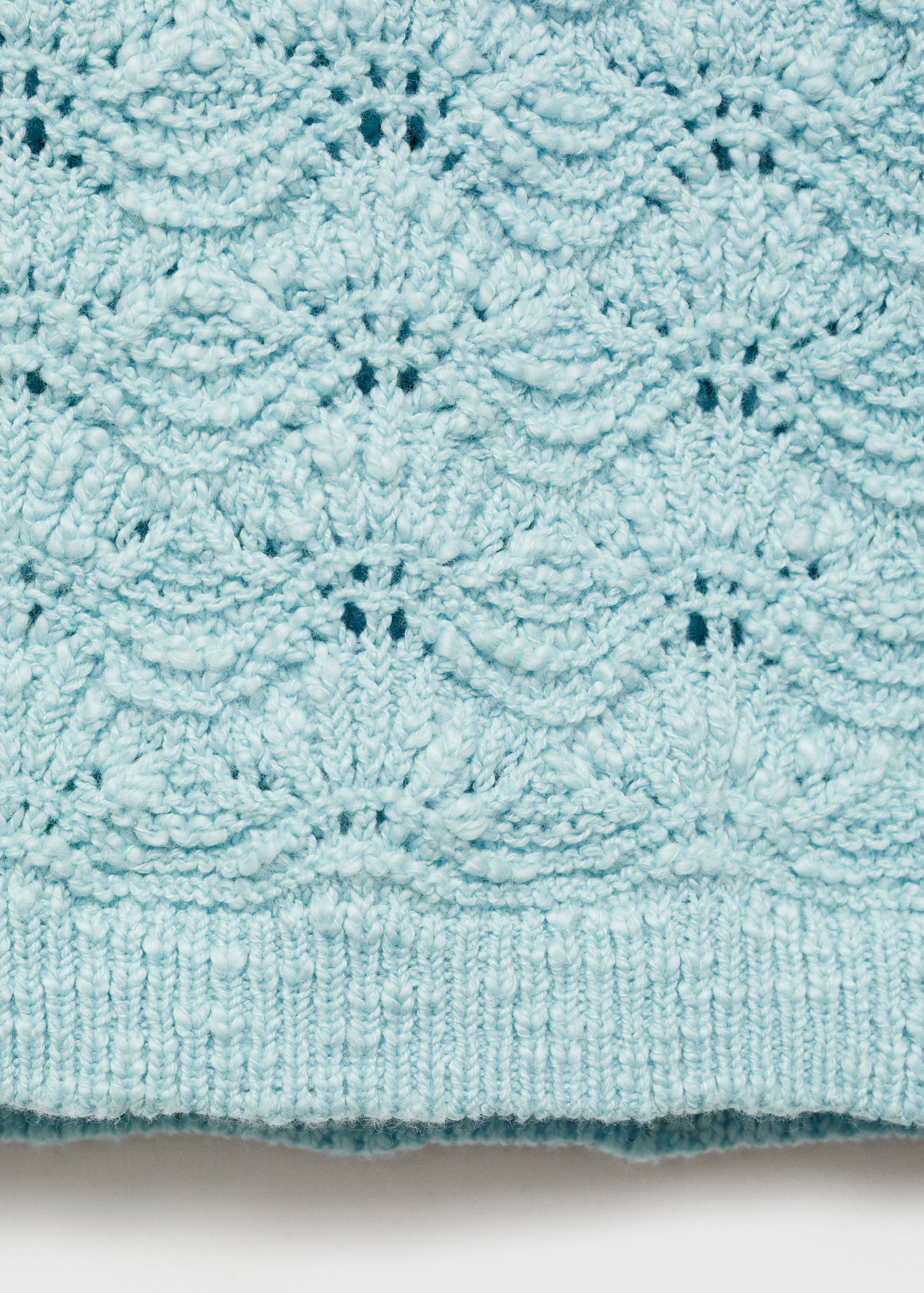 Jersey crochet cuello polo - Detalle del artículo 0