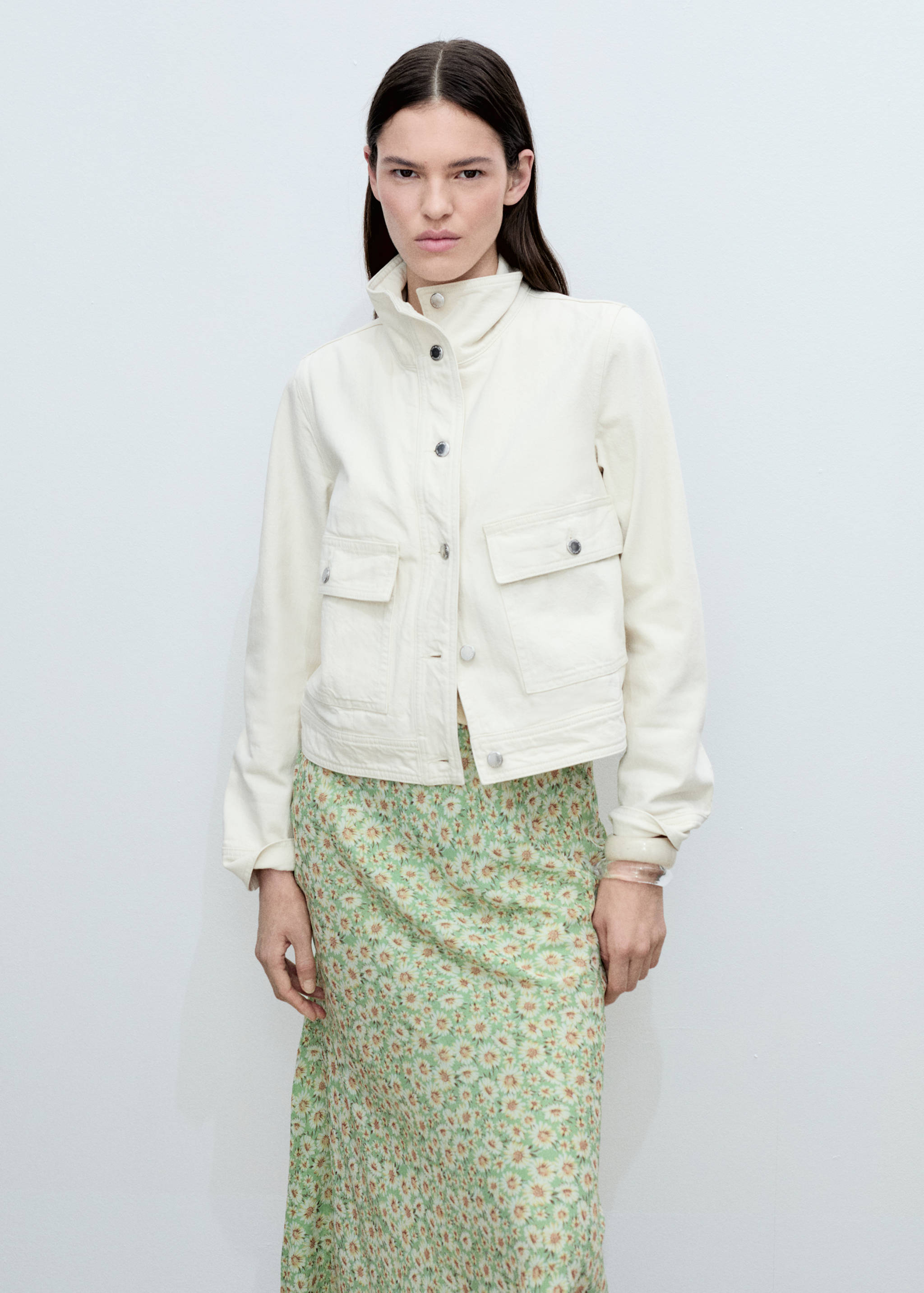 Falda larga evasé flores - Detalle del artículo 1