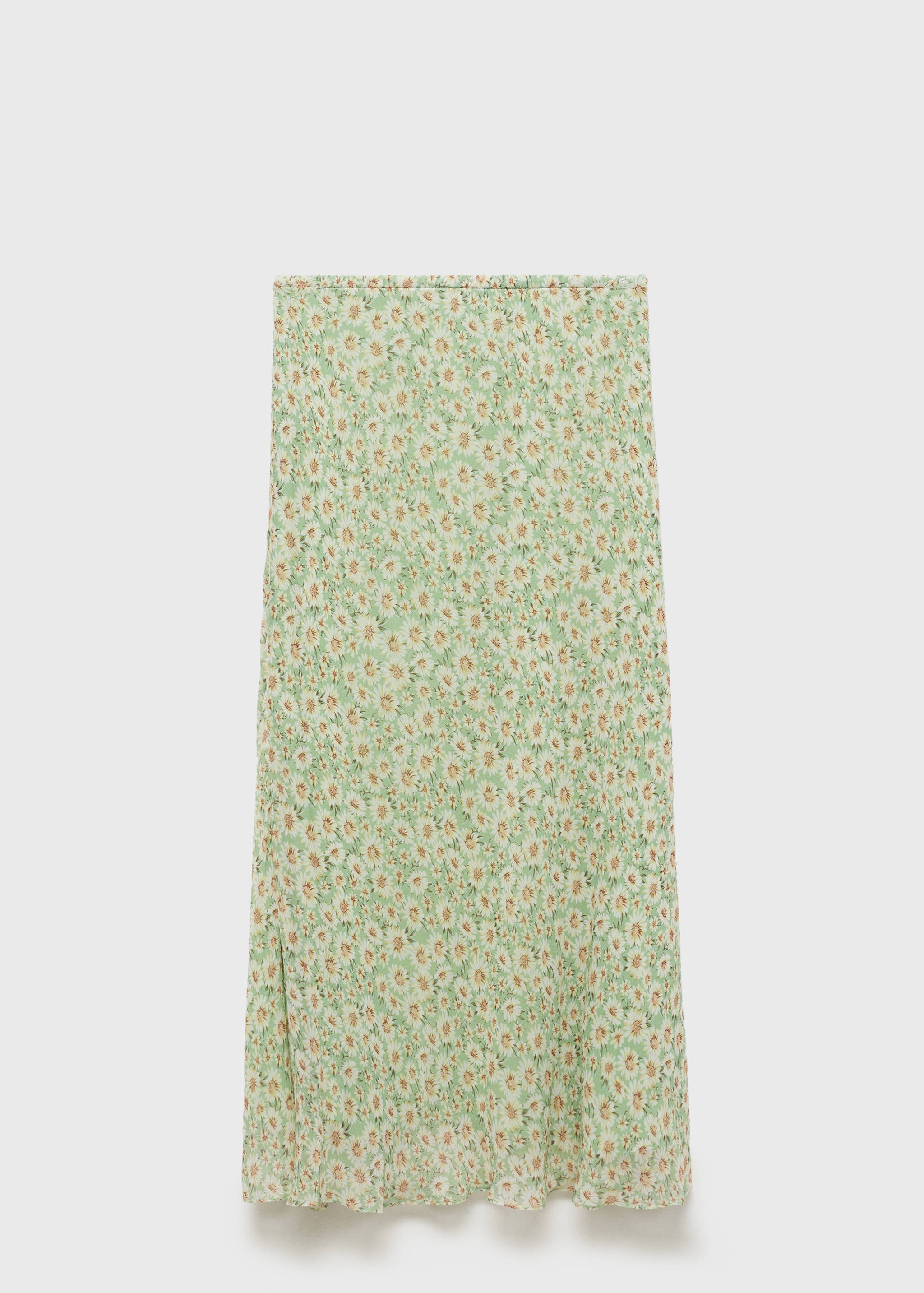 Falda larga evasé flores - Artículo sin modelo