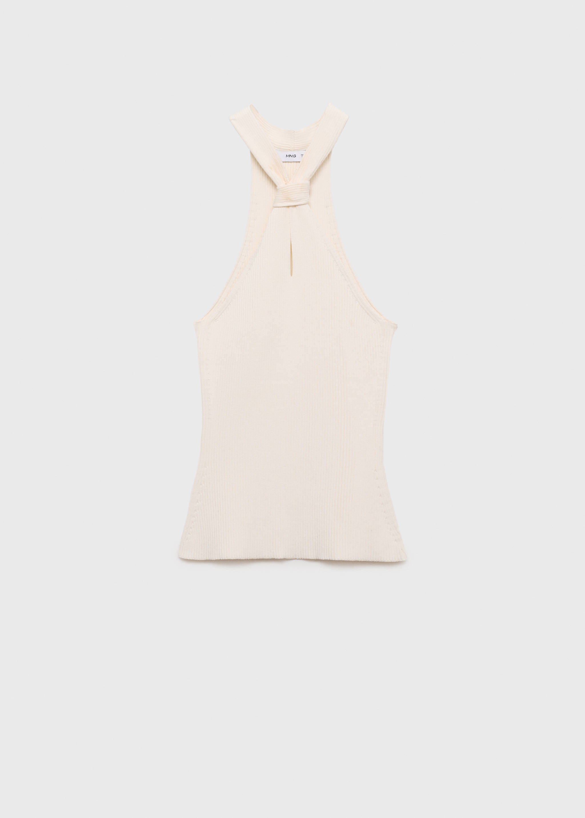 Top halter s detailem uzlu - Zboží bez modelu