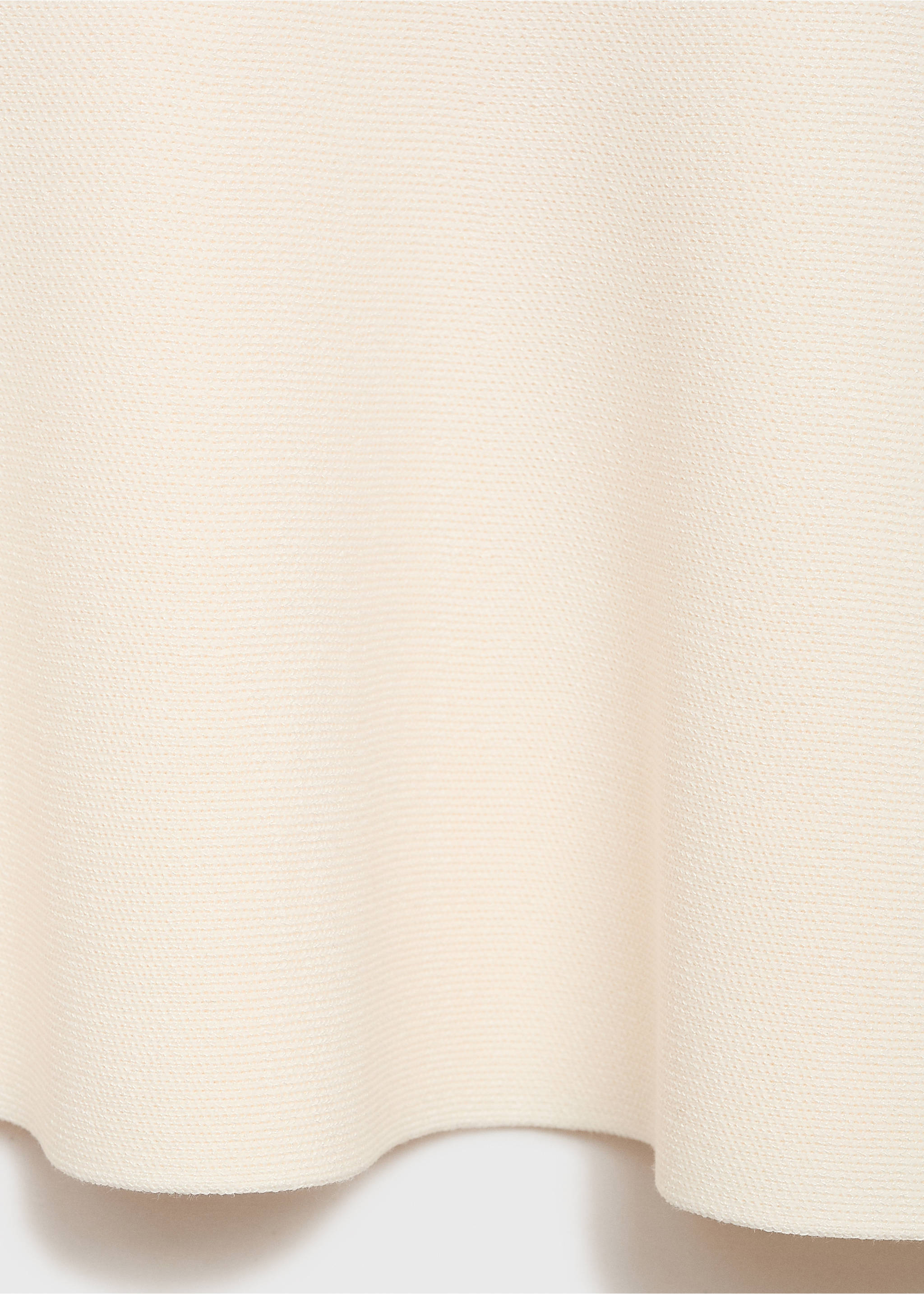 Schulterfreies Peplum-Top - Detail des Artikels 8, Ecru. Ref: 87075763-00.