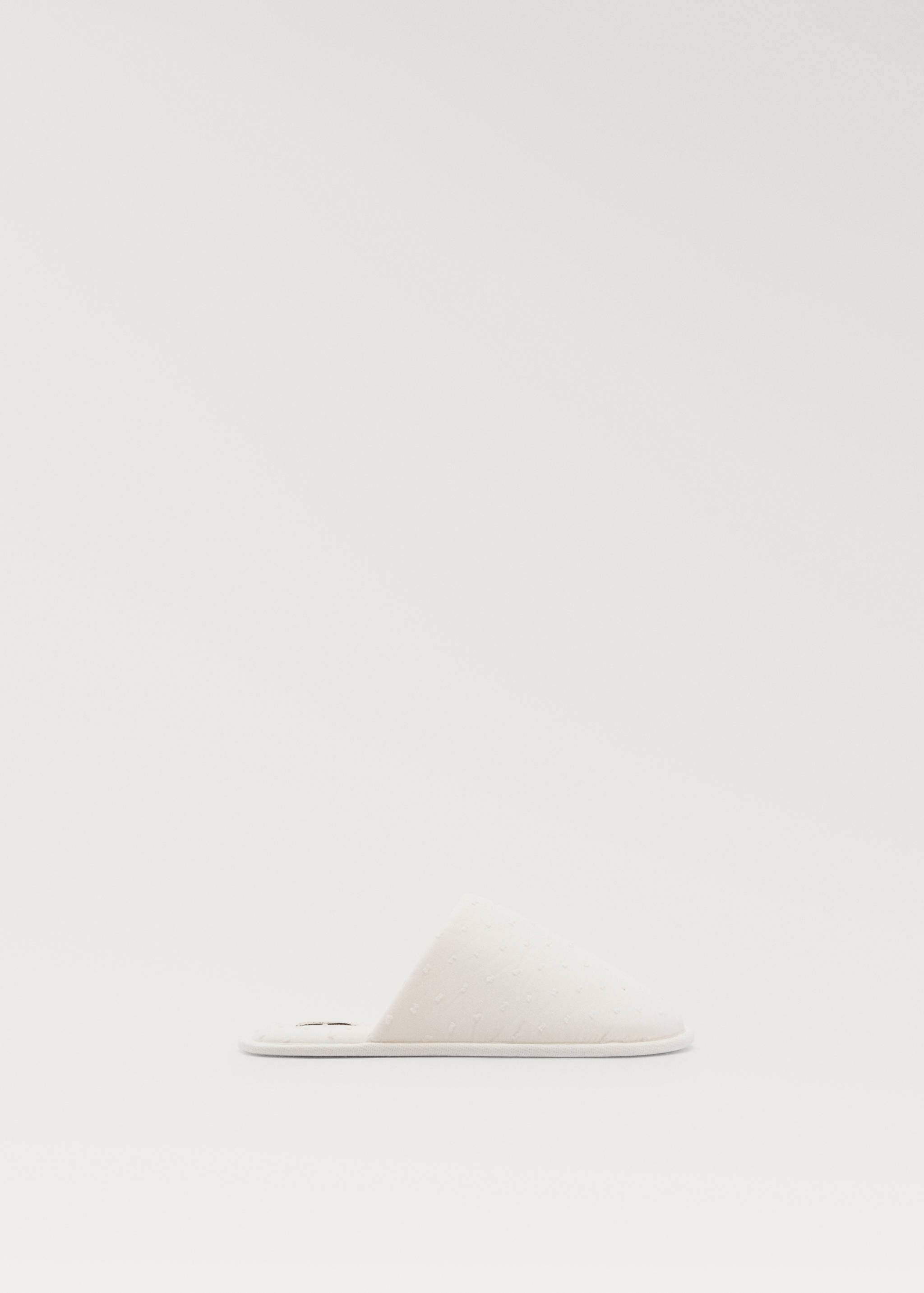 Waffle cotton slippers - Article without model