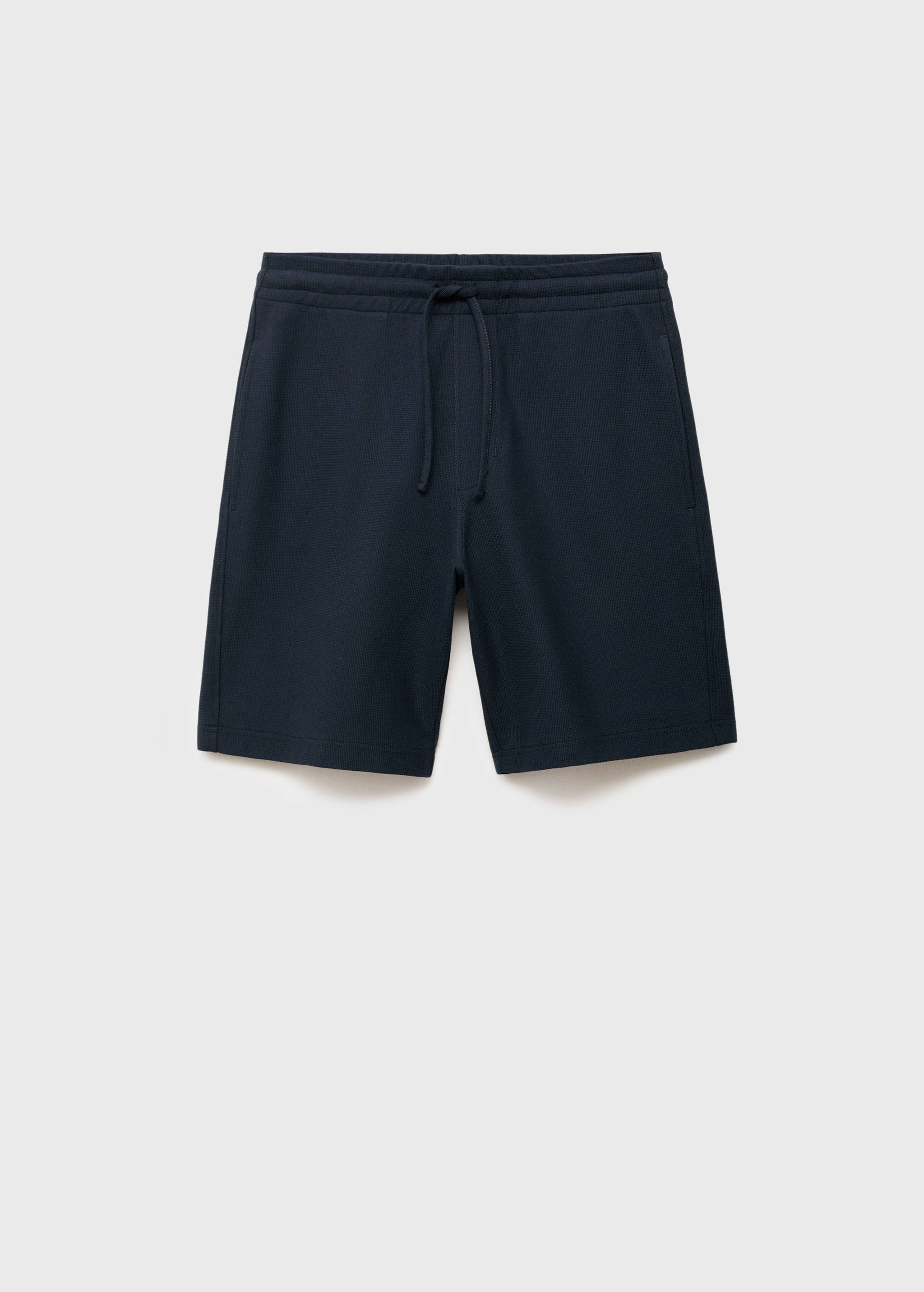 Structured knitted shorts - Article without model