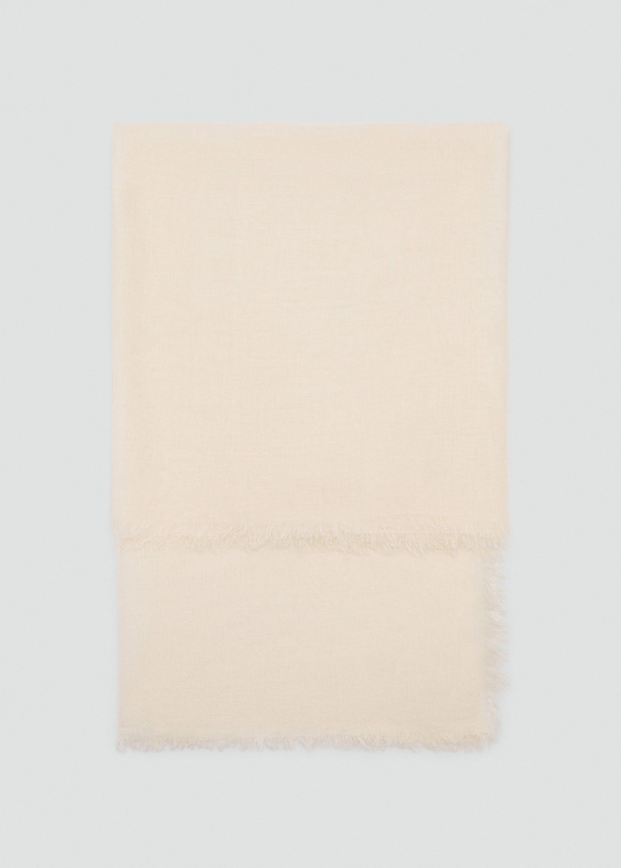 Foulard en lin mélangé rayures - Article sans modèle