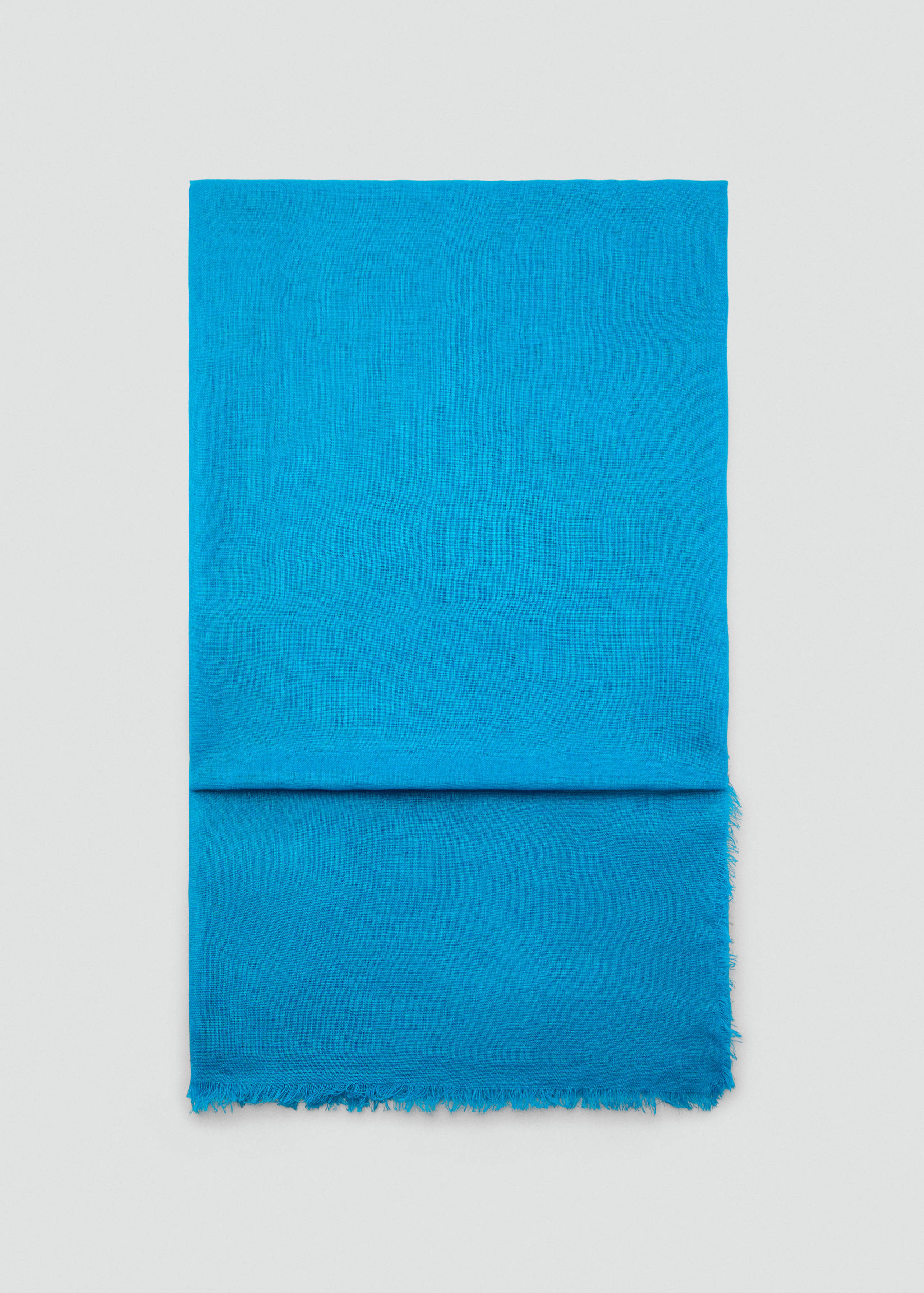 Foulard en lin mélangé rayures - Article sans modèle