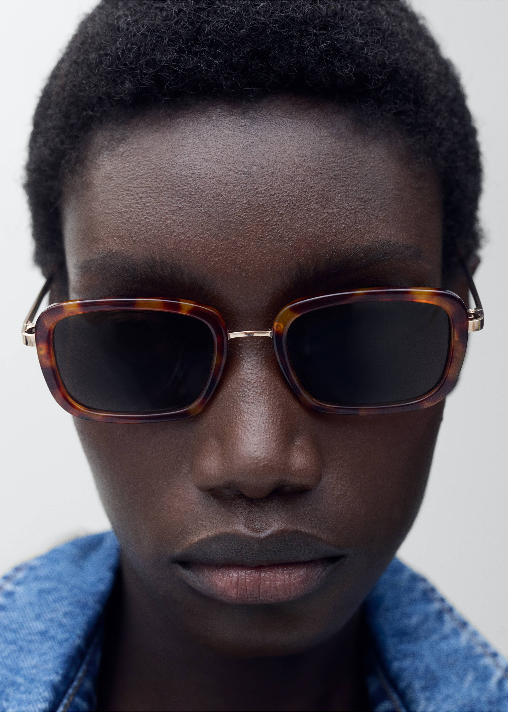 Combined-frame sunglasses - General plane, Chocolate. Ref: 87075925-00.