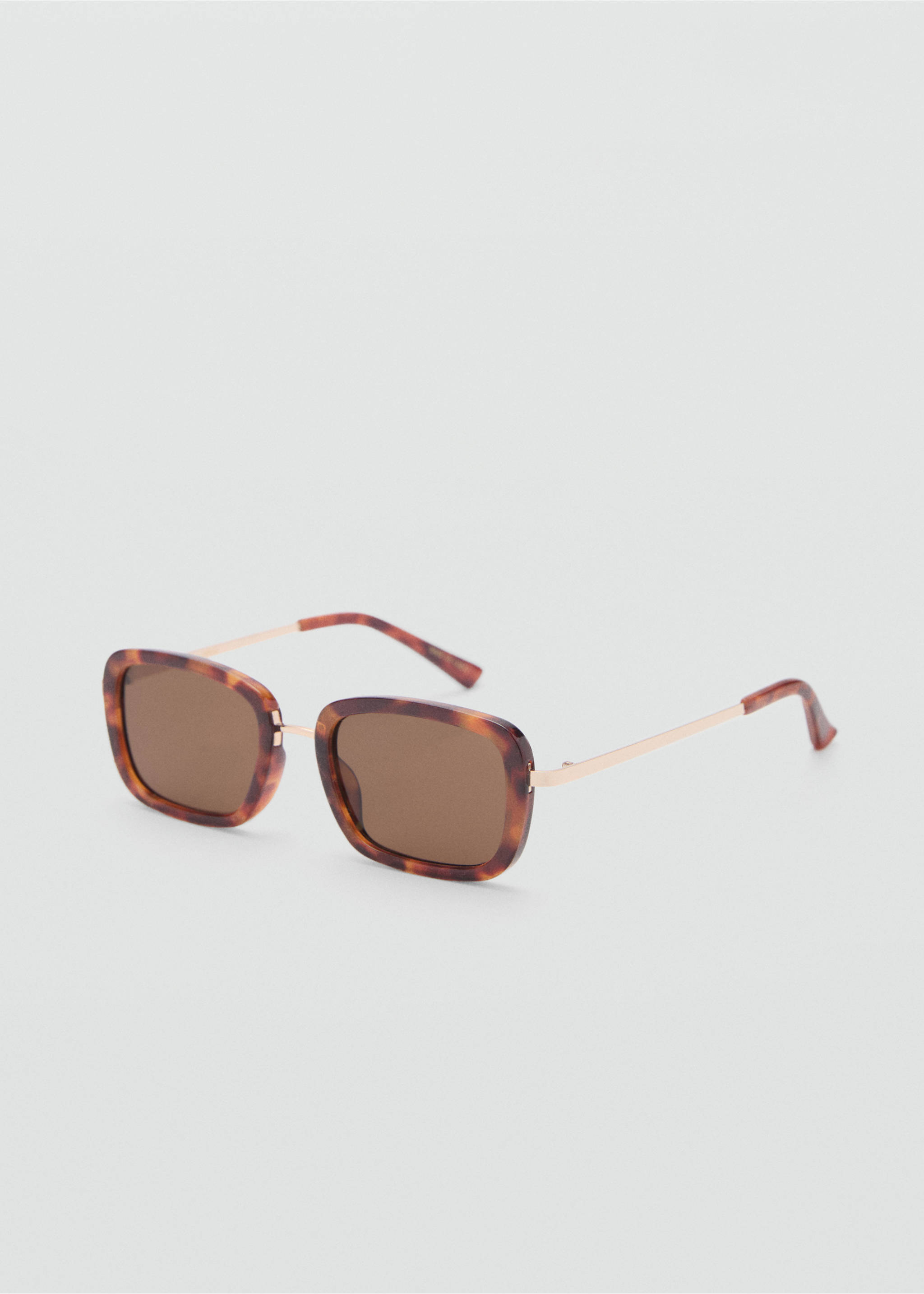 Combined-frame sunglasses - Medium plane, Chocolate. Ref: 87075925-00.