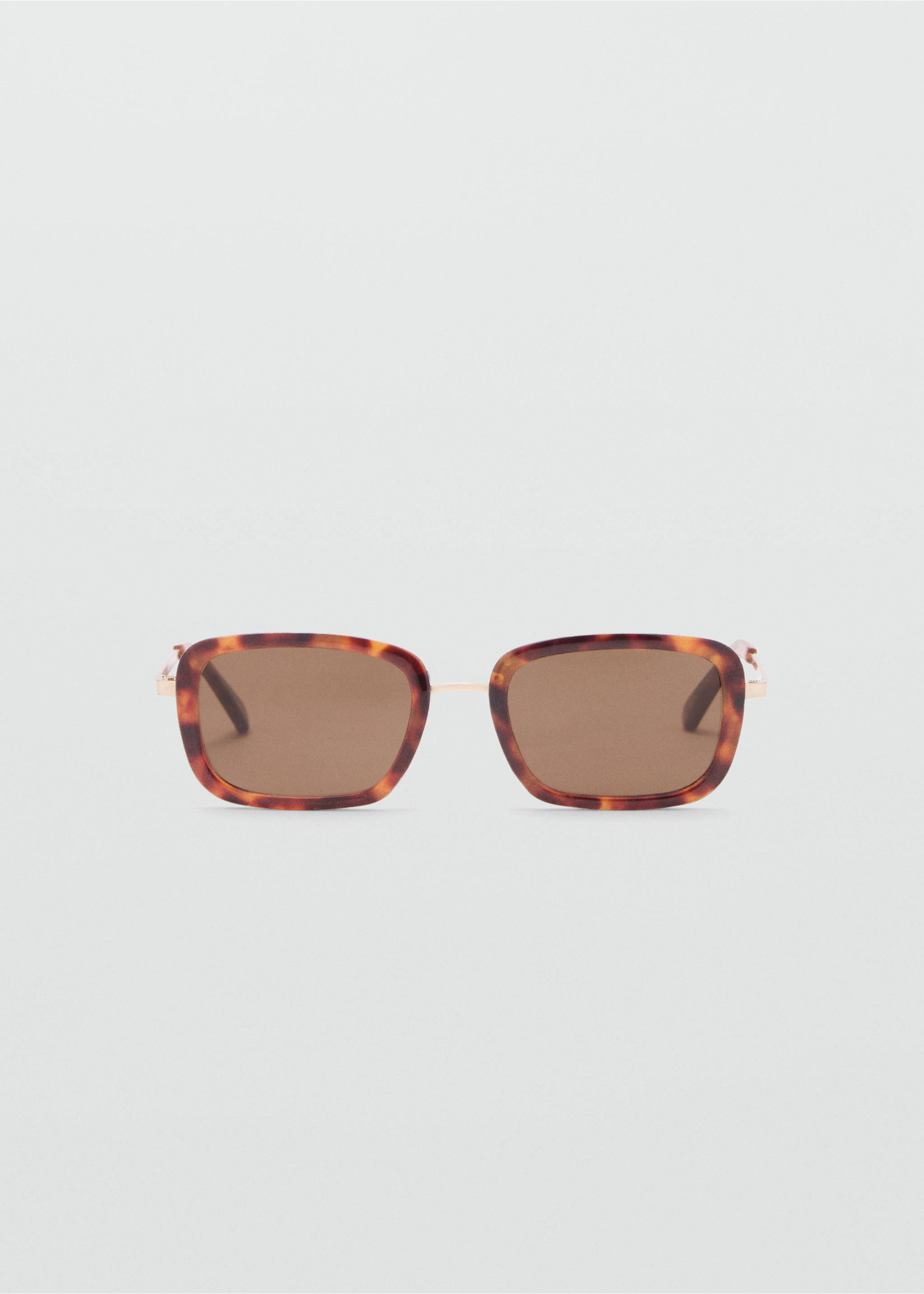 Combined-frame sunglasses - Article without model, Chocolate. Ref: 87075925-00.